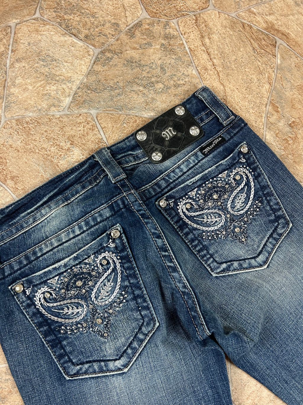 Miss Me Vintage Flared Jeans Bootcut lowwaist, S