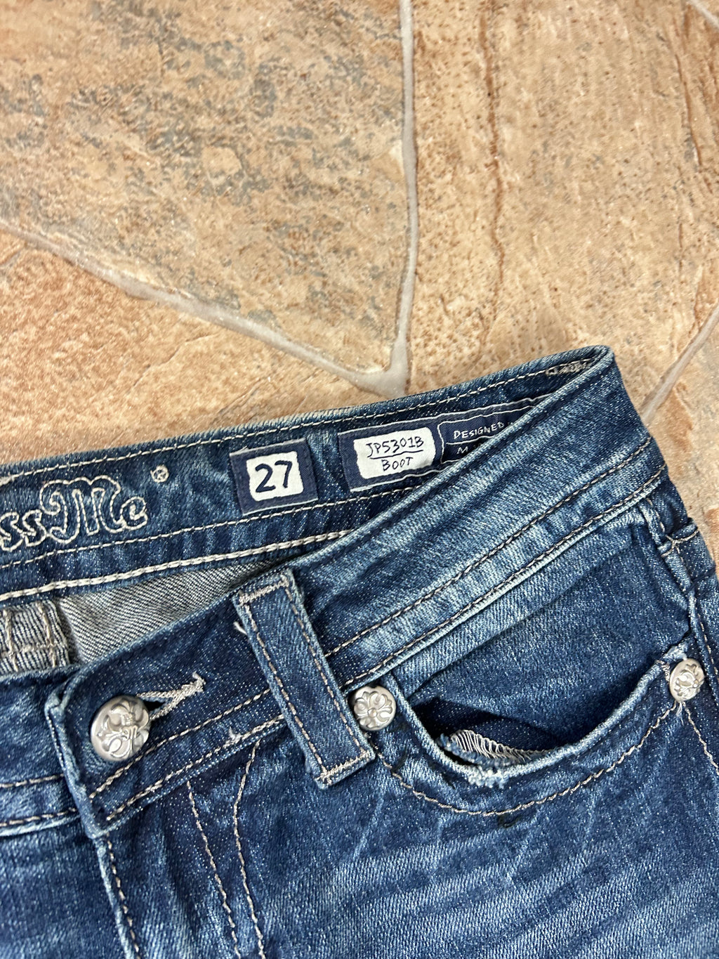 Miss Me Vintage Flared Jeans Bootcut lowwaist, S