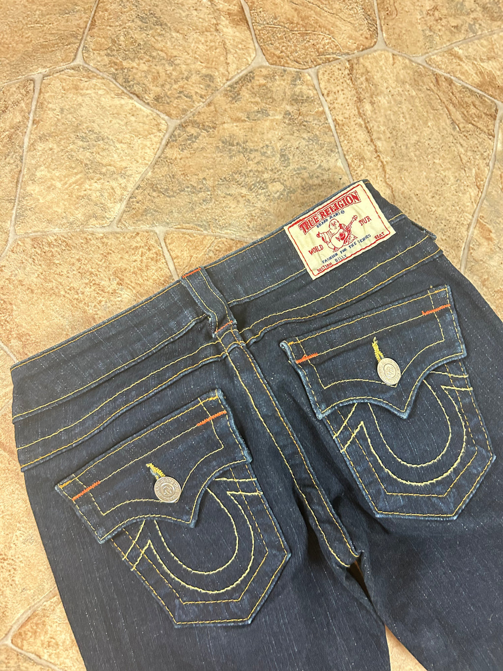 True Religion Vintage Straight Jeans Bootcut Billy, XXS