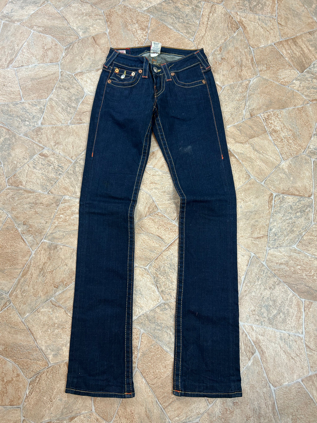 True Religion Vintage Straight Jeans Bootcut Billy, XXS