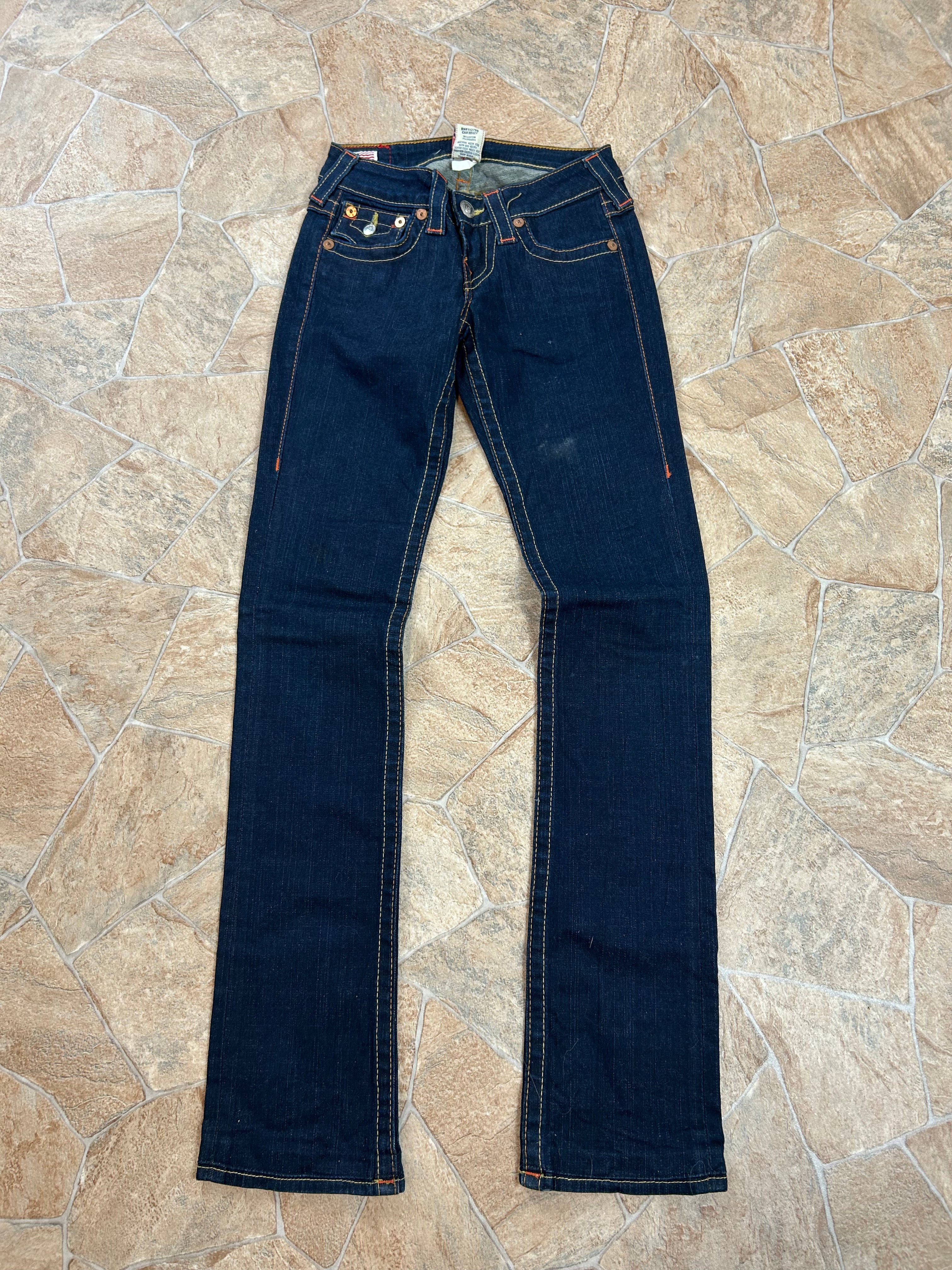 True Religion Vintage Straight Jeans Bootcut Billy, XXS