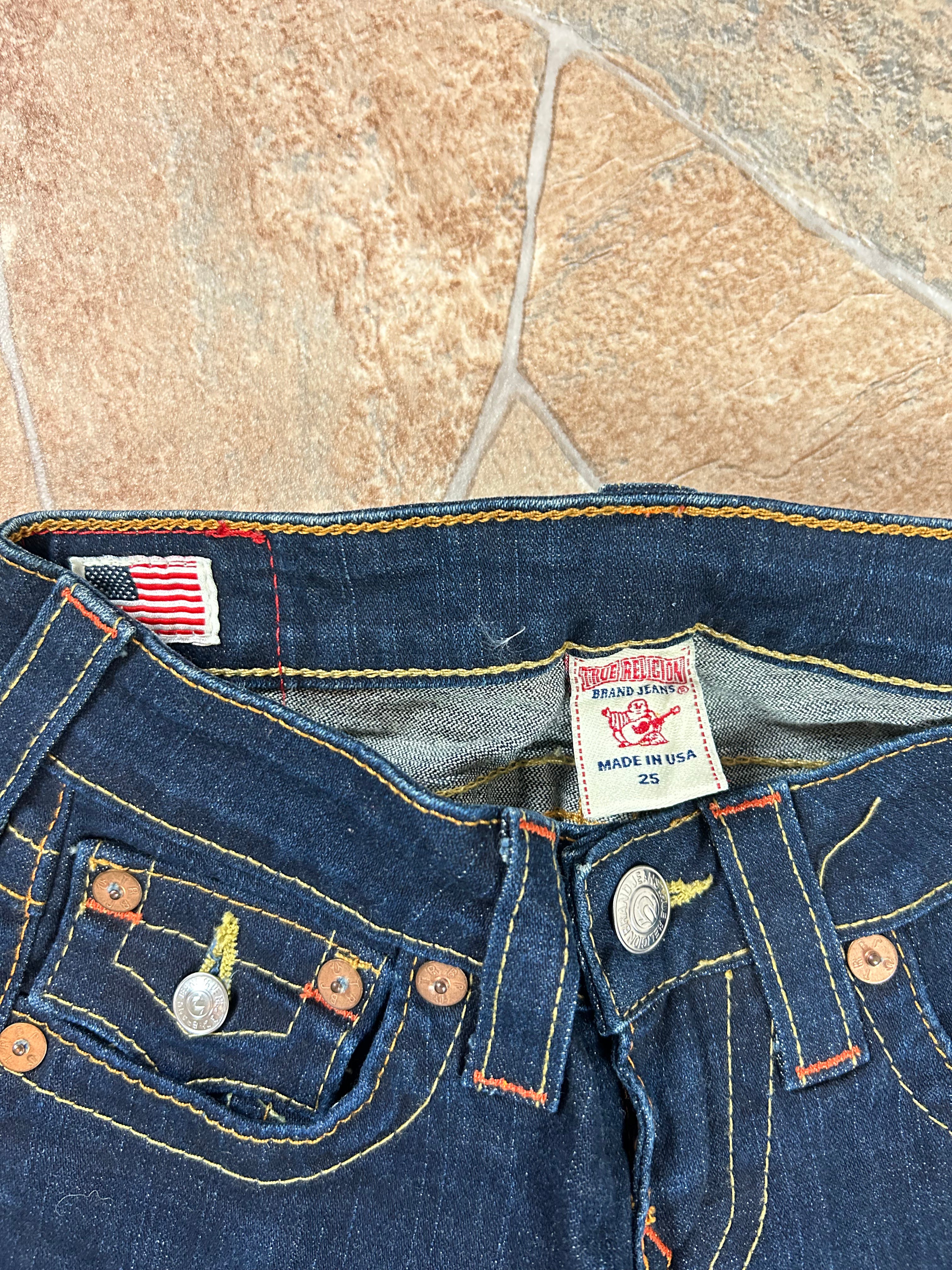 True Religion Vintage Straight Jeans Bootcut Billy, XXS