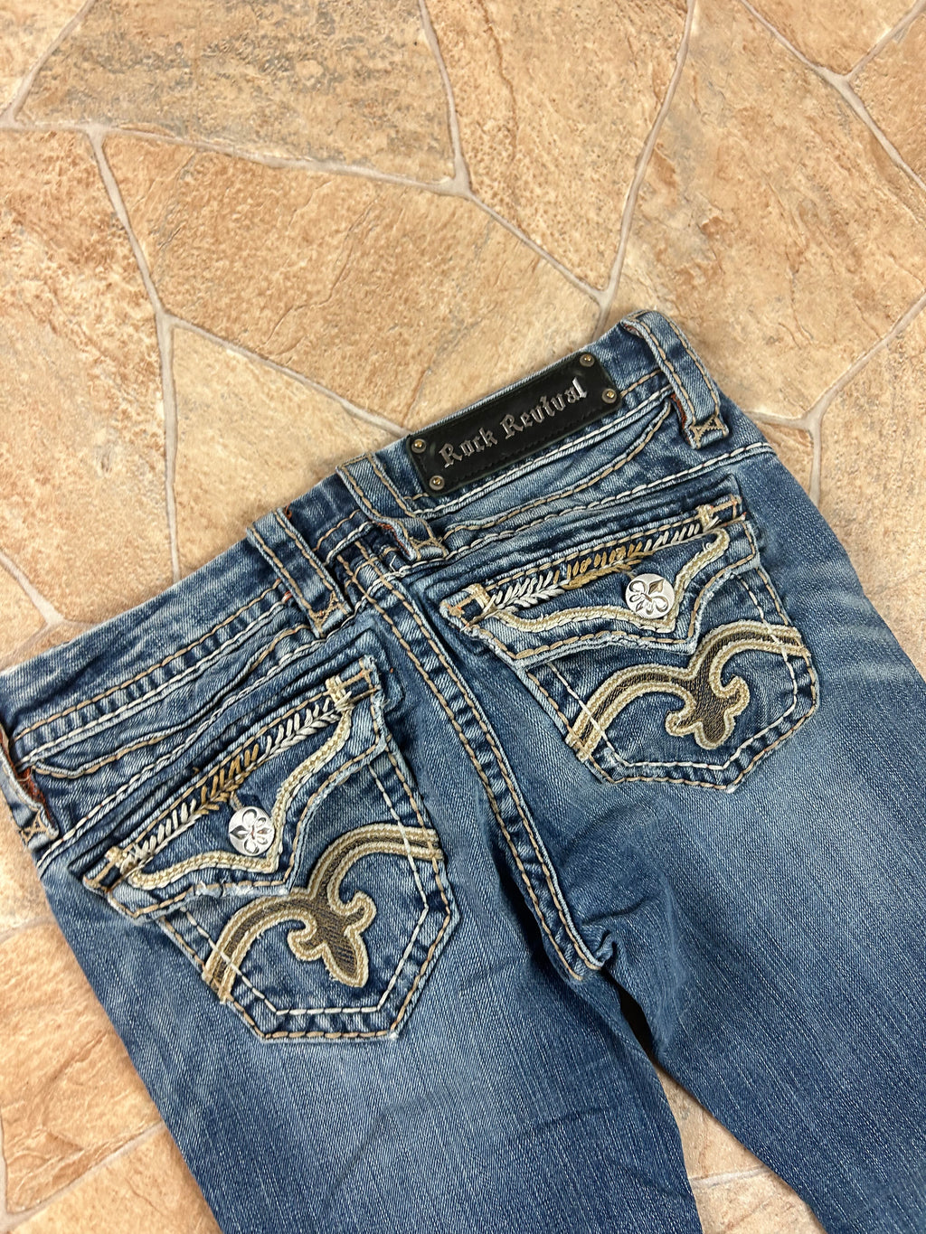 Rock Revival Vintage Flared Jeans Bootcut lowwaist, XS