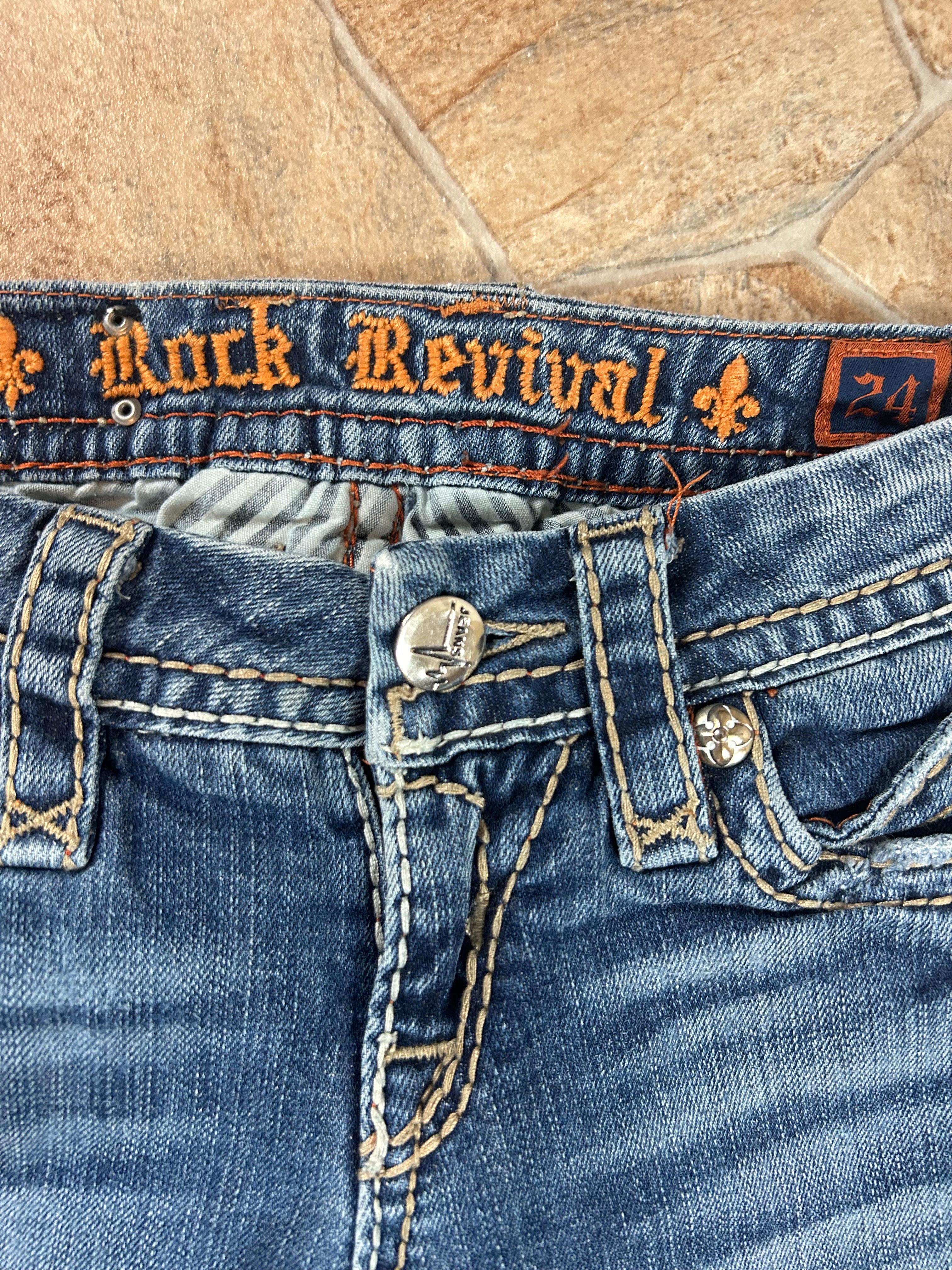 Rock Revival Vintage Flared Jeans Bootcut lowwaist, XS