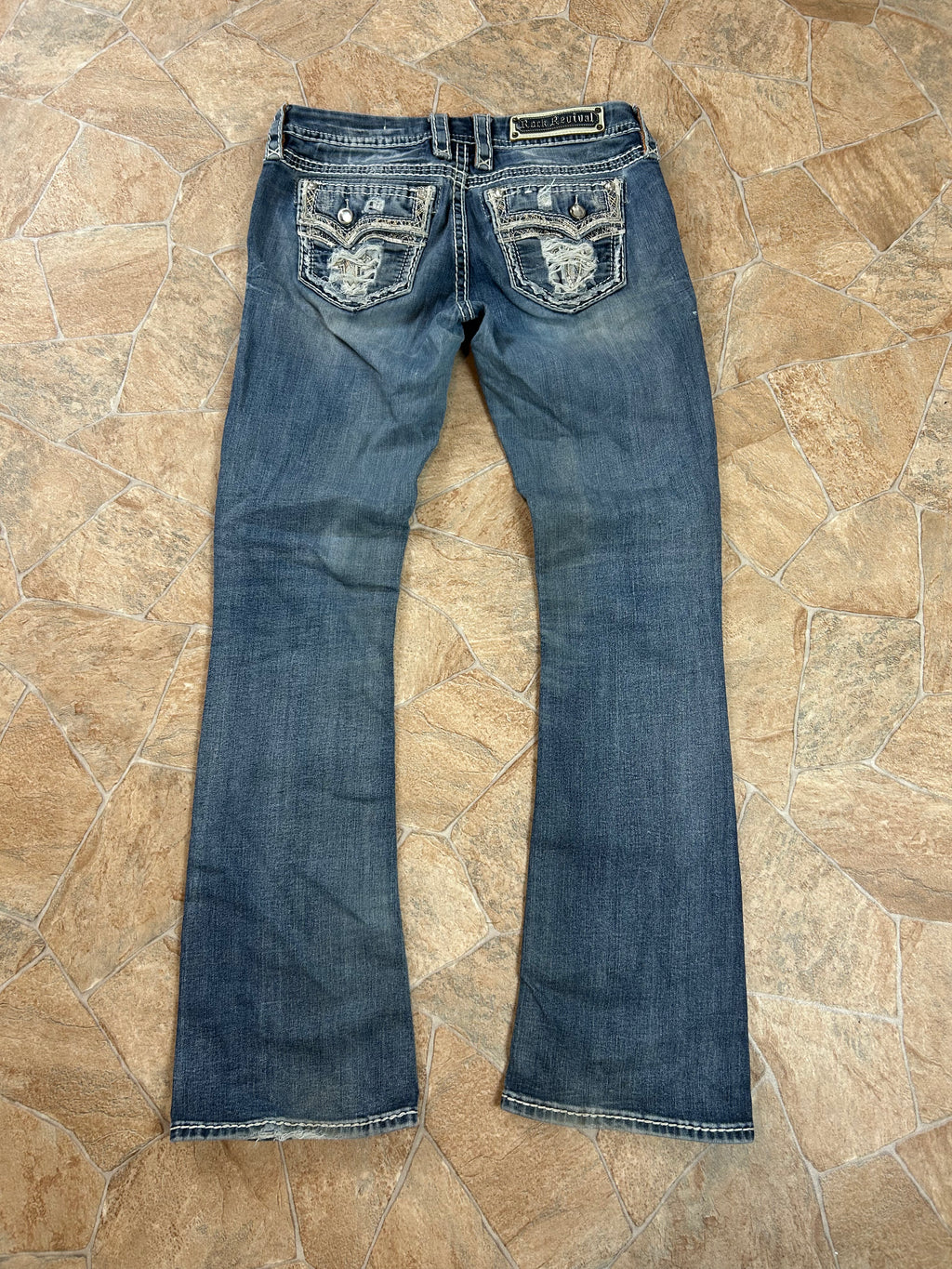 Rock Revival Vintage Flared Jeans Bootcut, M