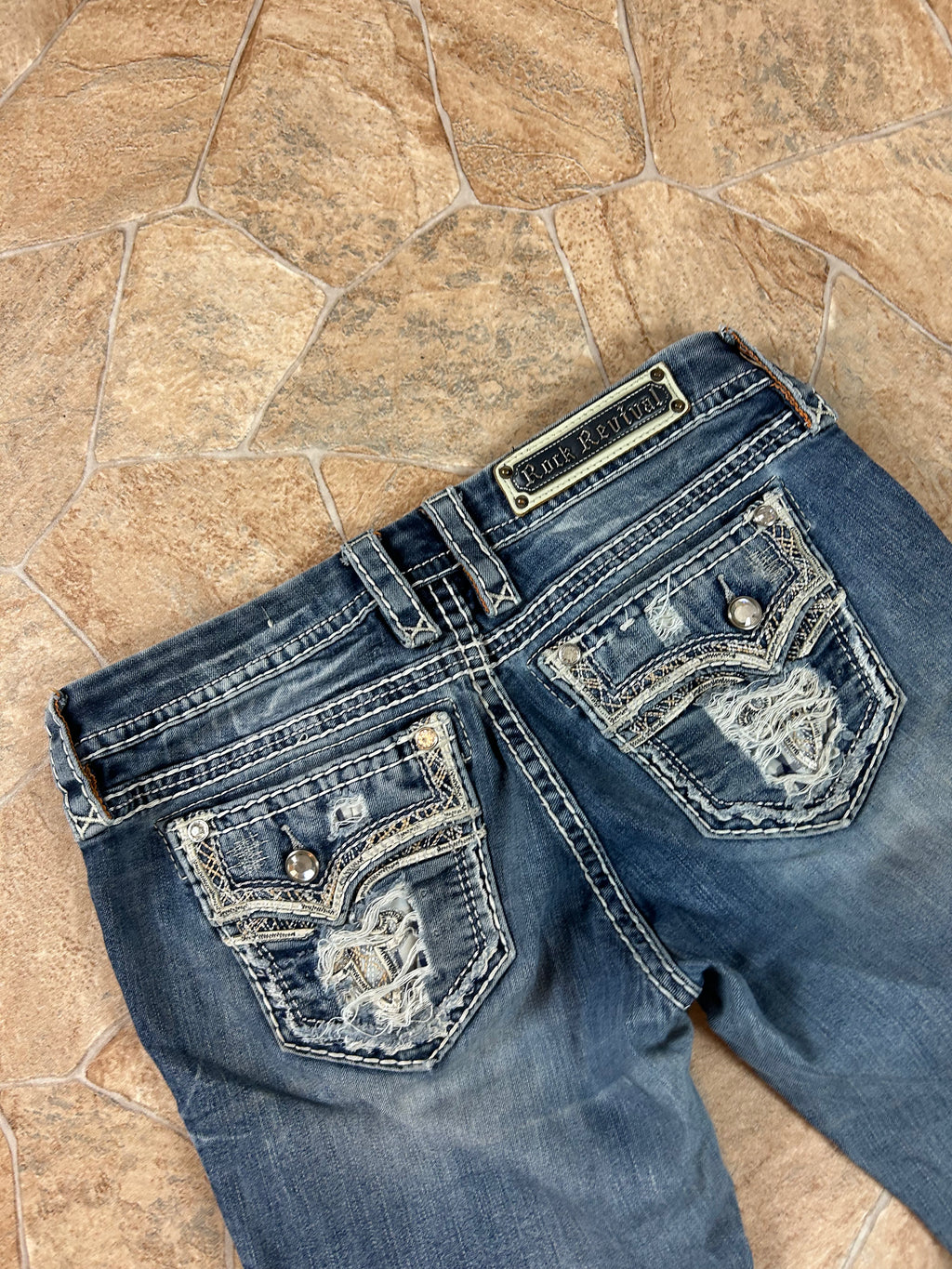 Rock Revival Vintage Flared Jeans Bootcut, M