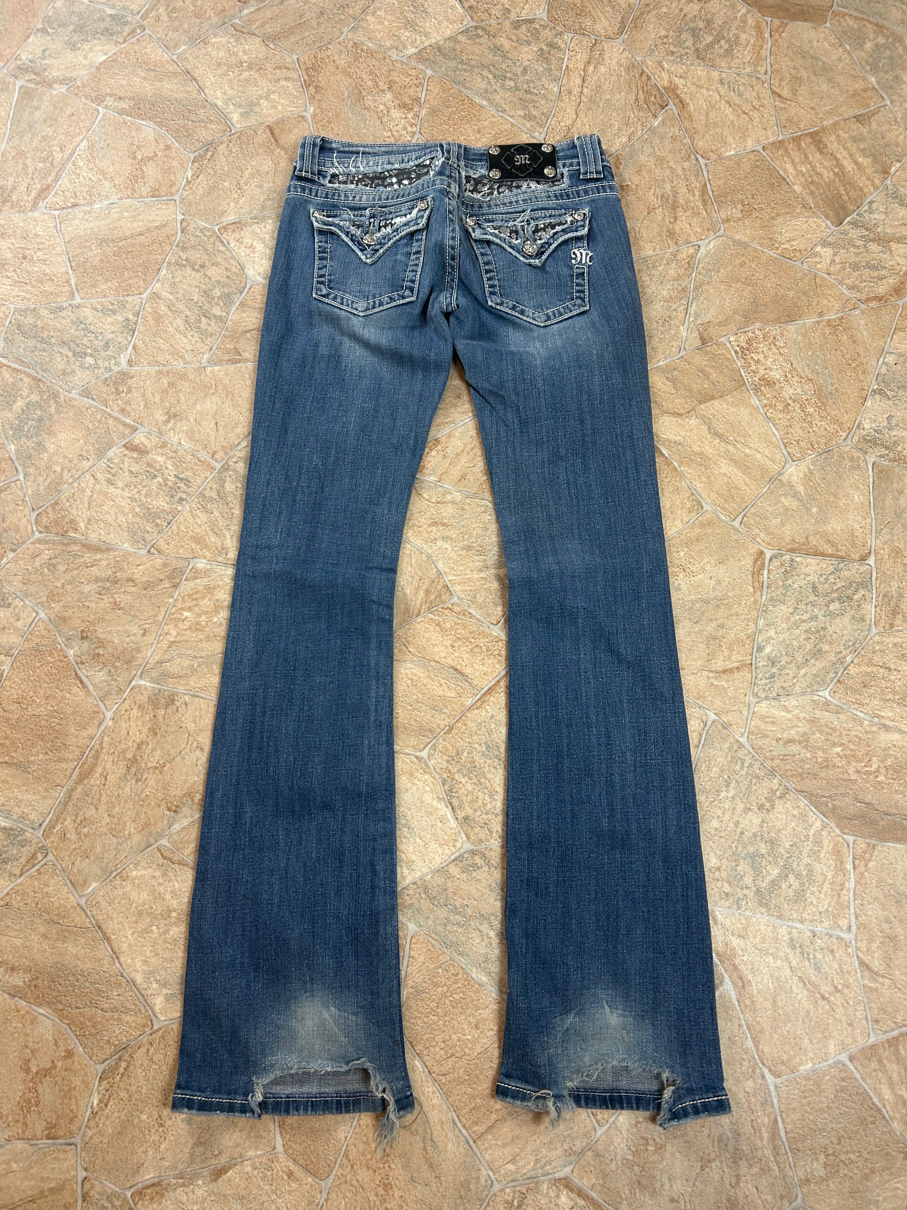 Miss Me Vintage Flared Jeans Bootcut lowwaist, S