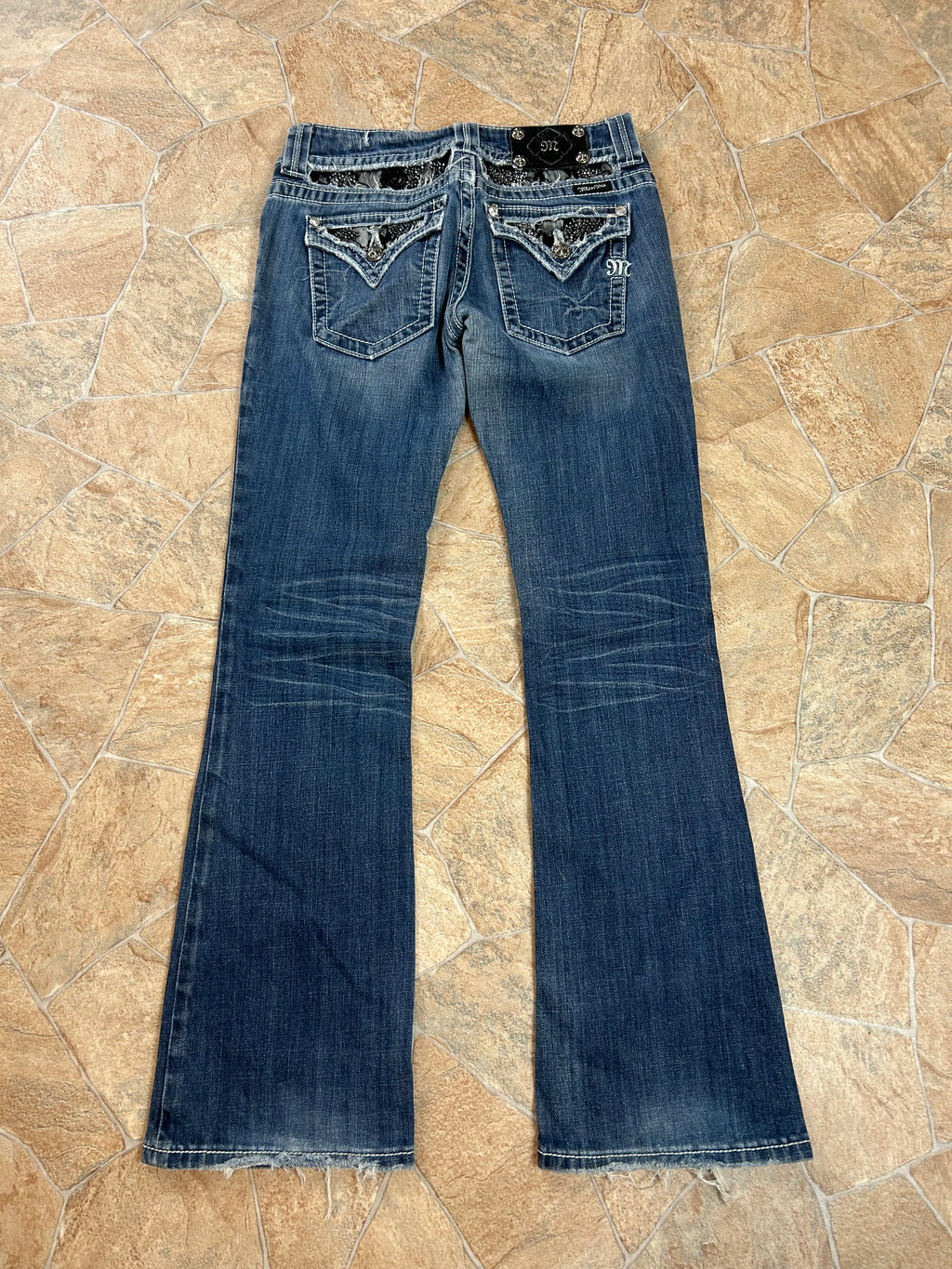 Miss Me Vintage Flared Jeans Bootcut lowwaist, S