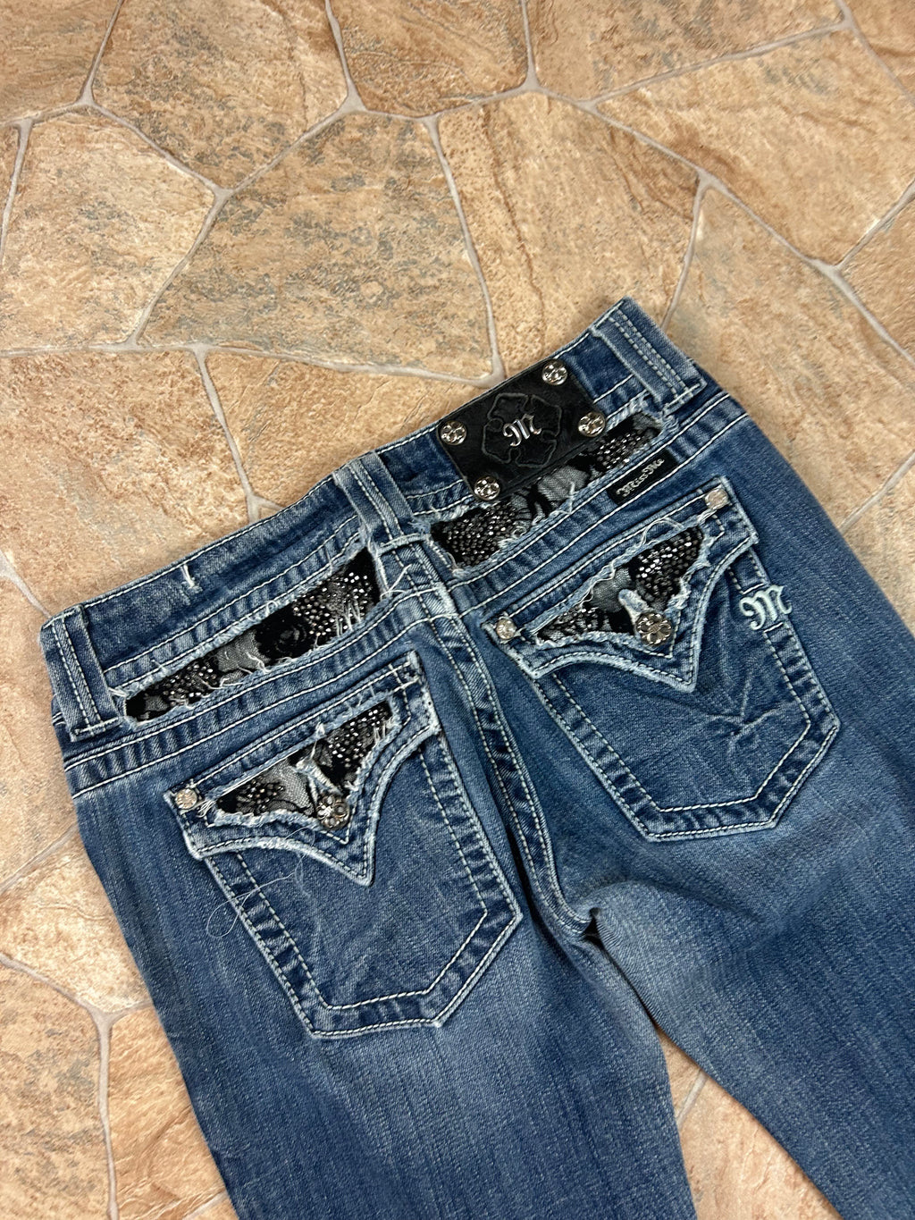 Miss Me Vintage Flared Jeans Bootcut lowwaist, S