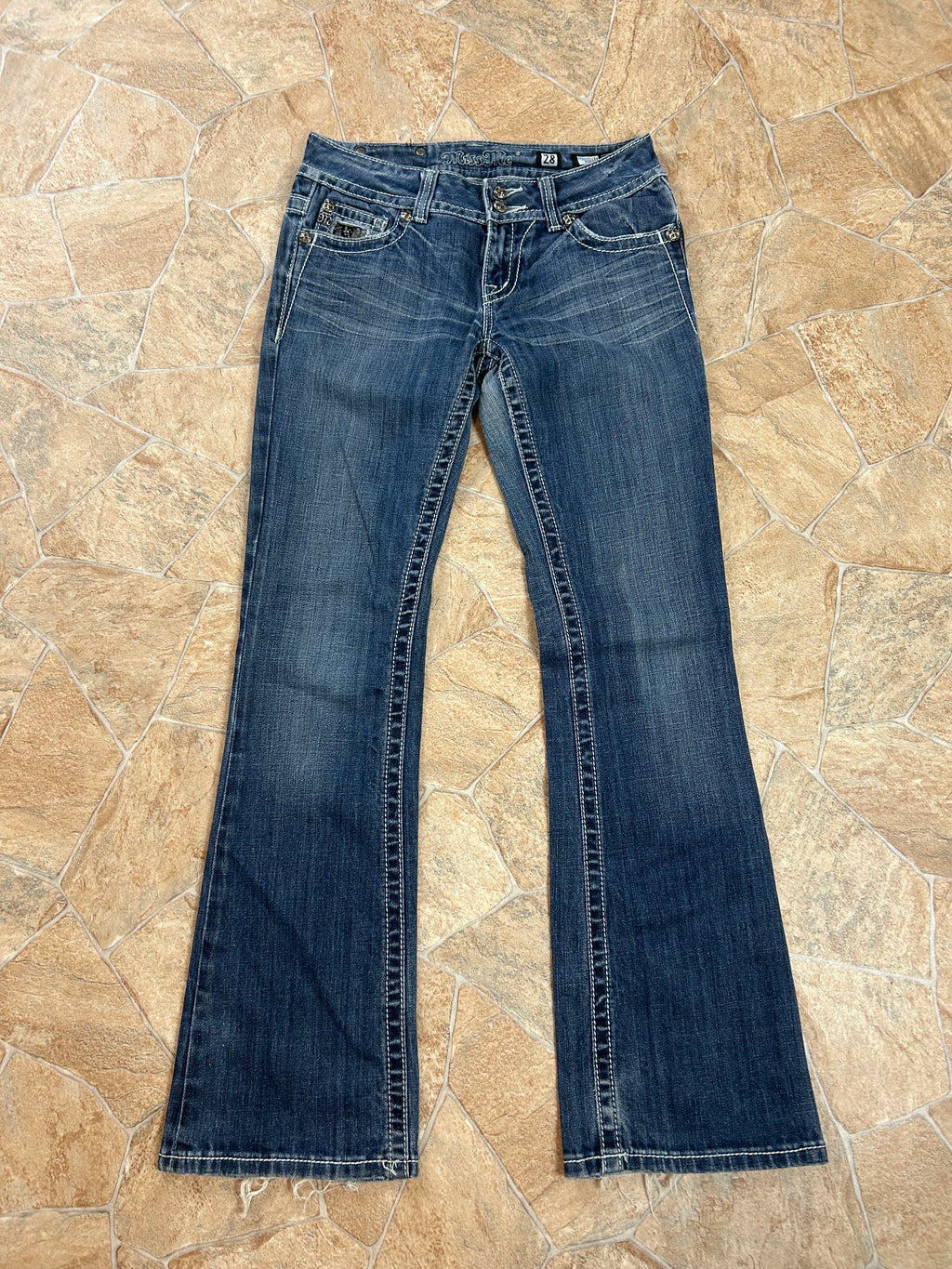 Miss Me Vintage Flared Jeans Bootcut lowwaist, S