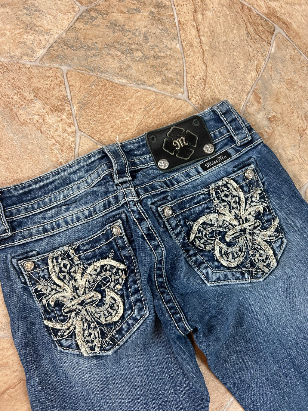 Miss Me Vintage Flared Jeans Bootcut lowwaist, XS