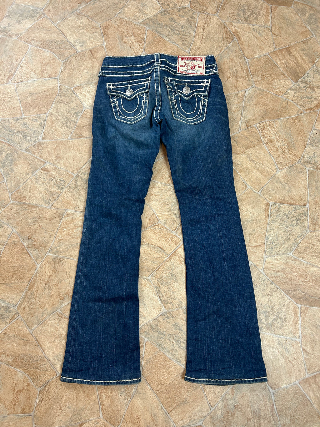 True Religion Vintage Jeans leichter Schlag lowwaist Becky Super T, S