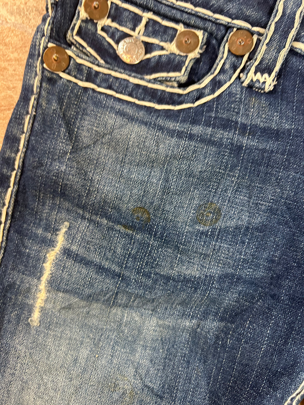 True Religion Vintage Jeans leichter Schlag lowwaist Becky Super T, S