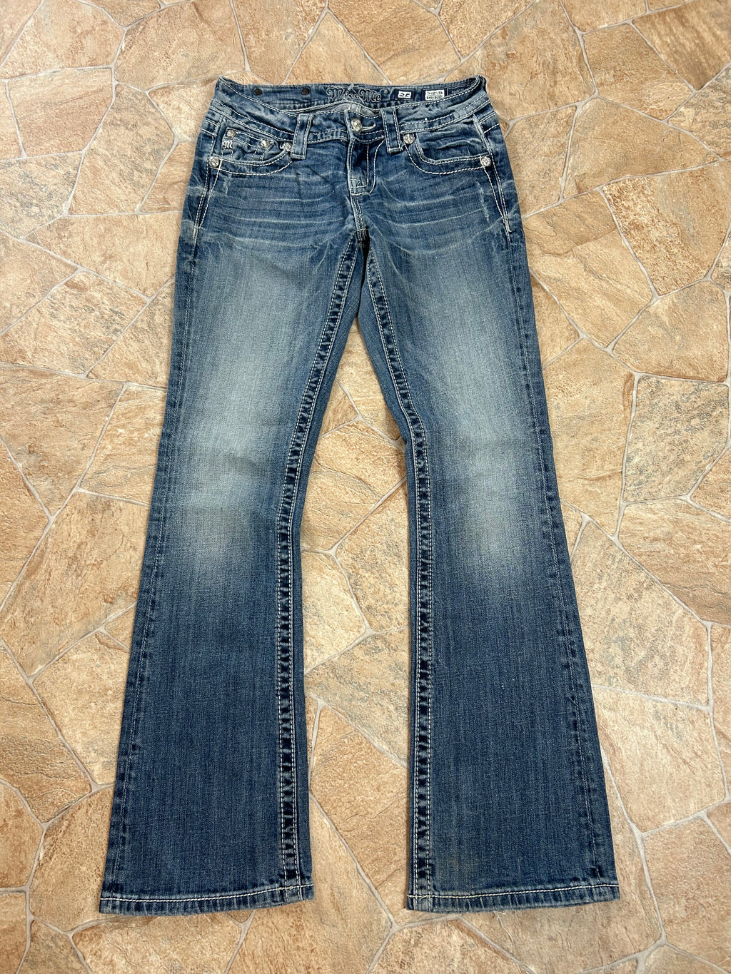 Miss Me Vintage Flared Jeans Bootcut lowwaist, XS