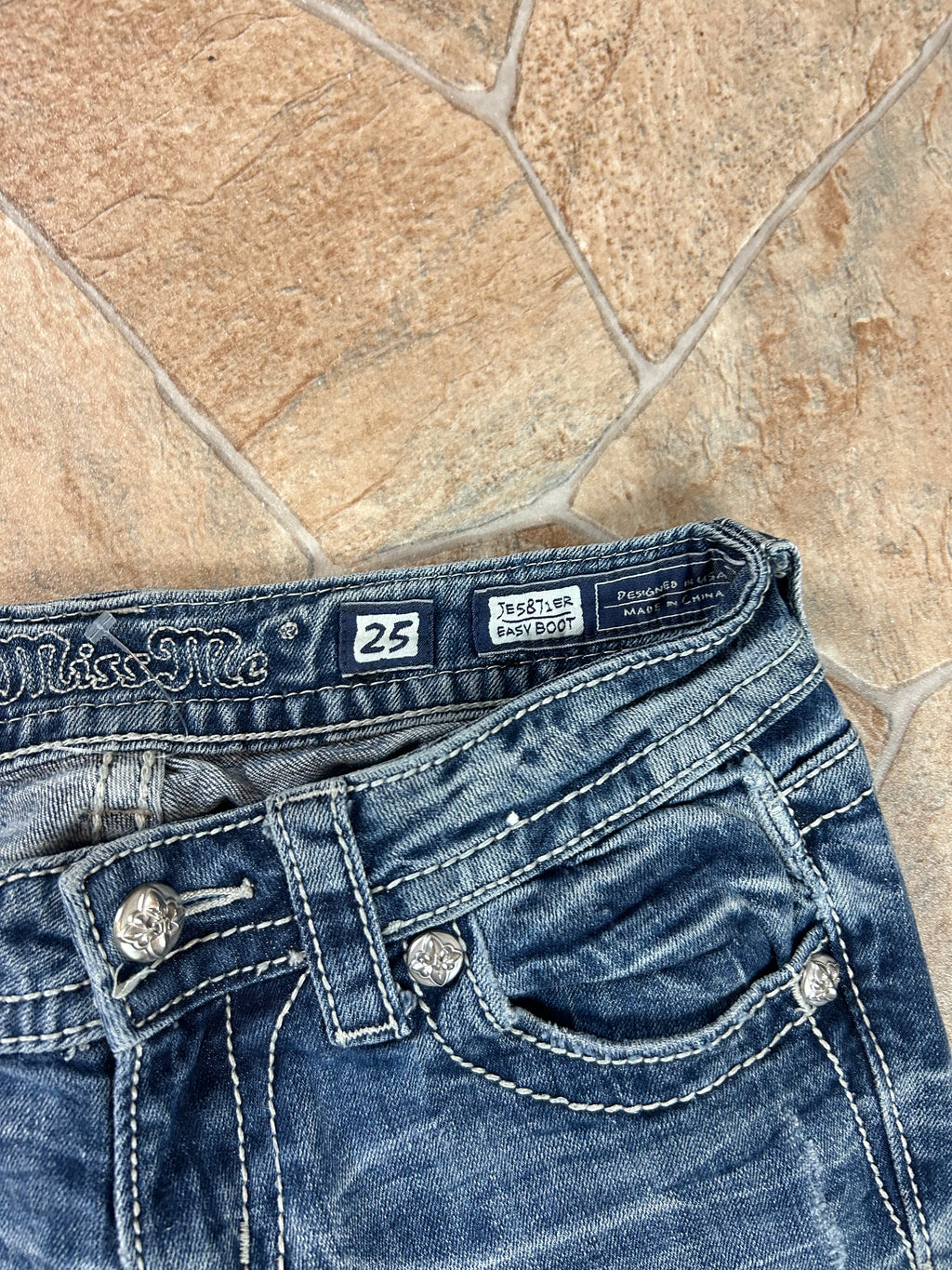 Miss Me Vintage Flared Jeans Bootcut lowwaist, XS