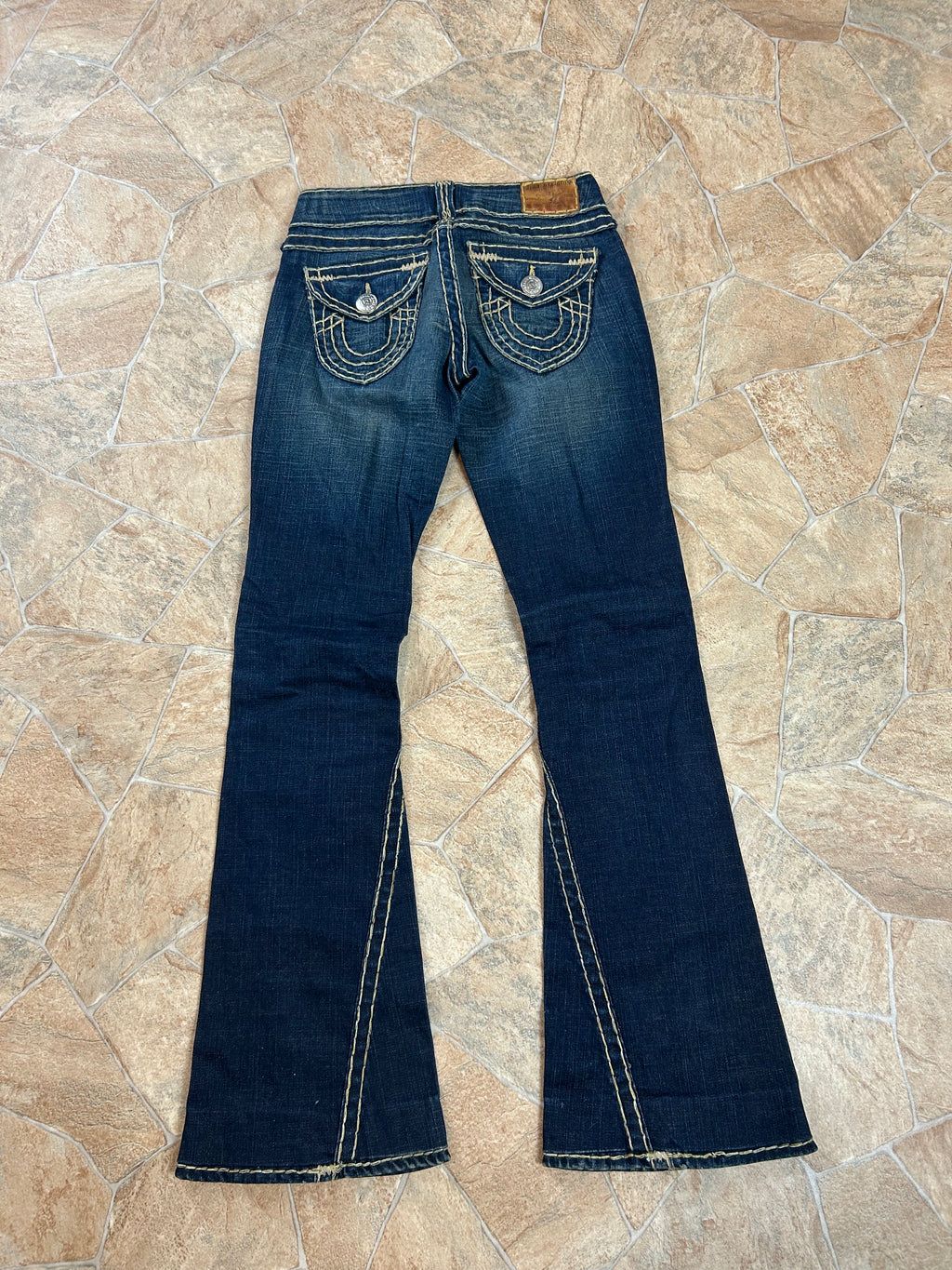 True Religion Vintage Flared Jeans Bootcut lowwaist Joey Super T, XS