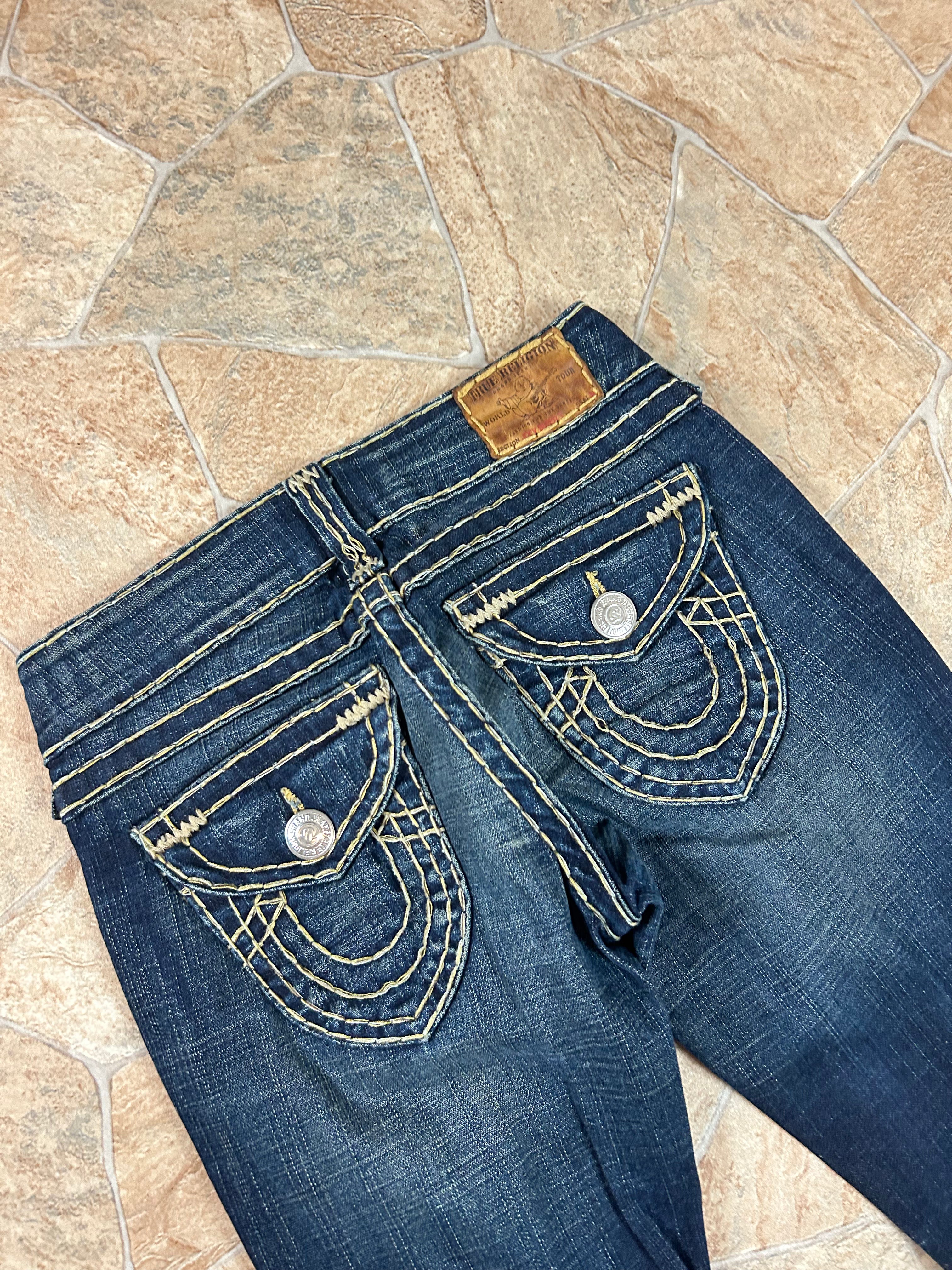 True Religion Vintage Flared Jeans Bootcut lowwaist Joey Super T, XS