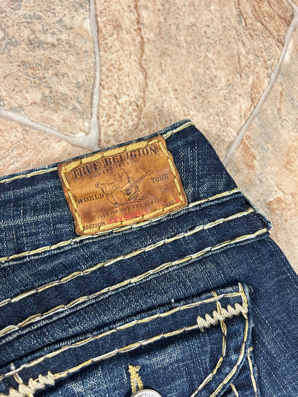 True Religion Vintage Flared Jeans Bootcut lowwaist Joey Super T, XS