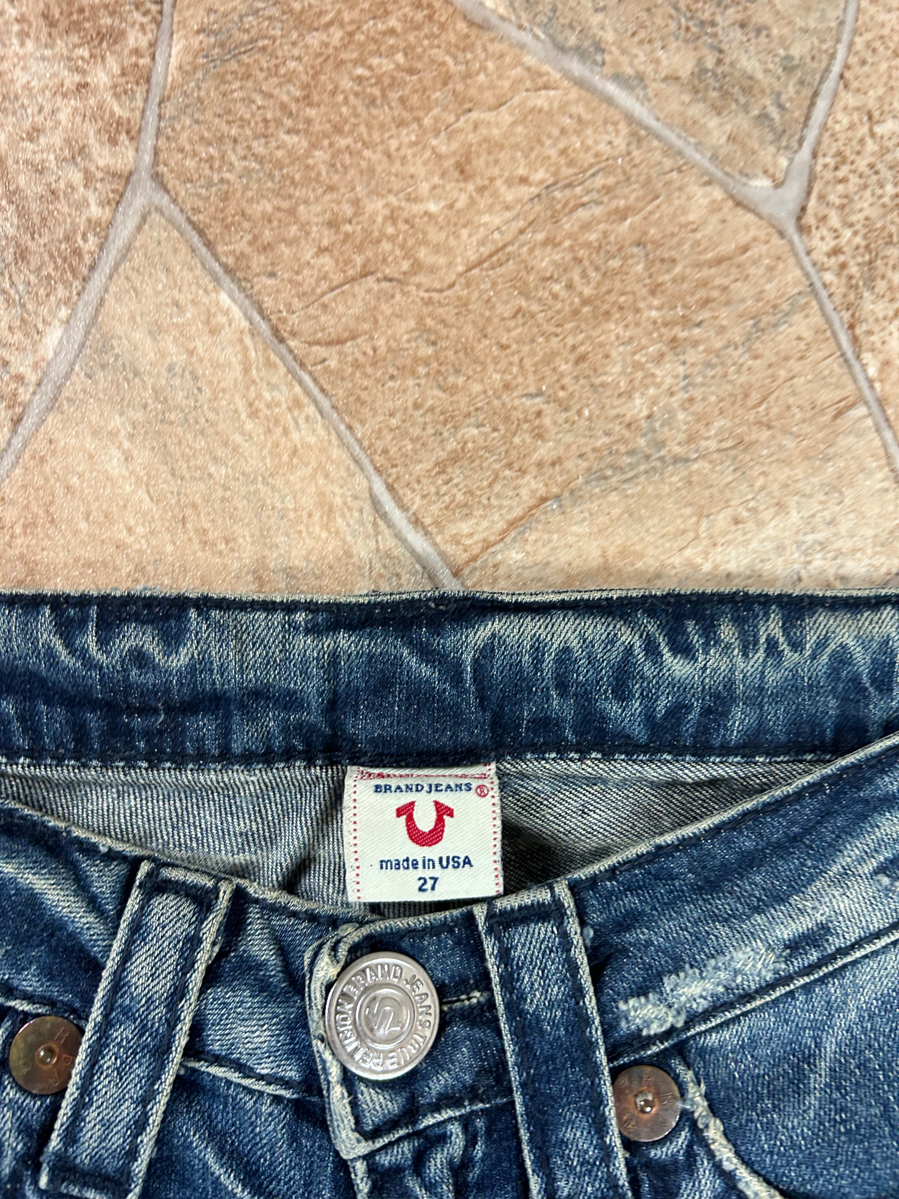 True Religion Vintage Flared Jeans Bootcut lowwaist Joey Big T, S
