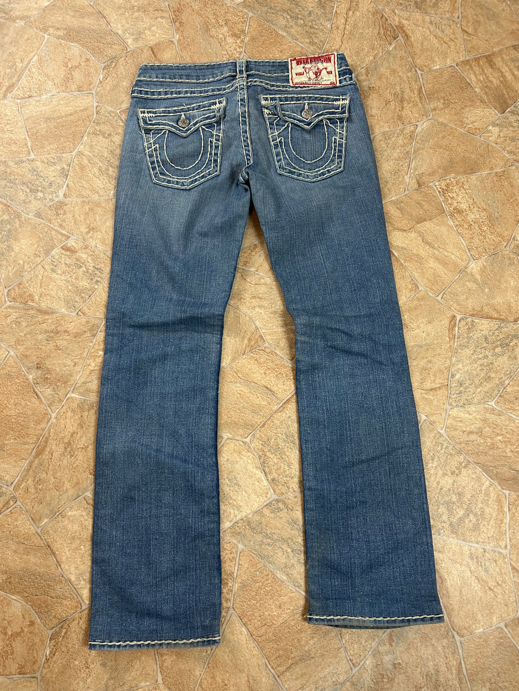 True Religion Vintage Straight Jeans Bootcut lowwaist Billy Super T, M