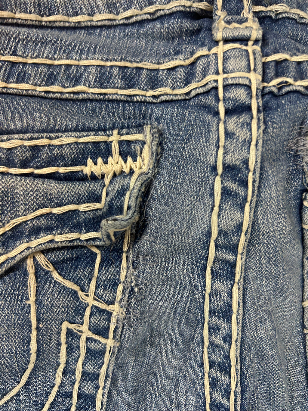 True Religion Vintage Straight Jeans Bootcut lowwaist Billy Super T, M