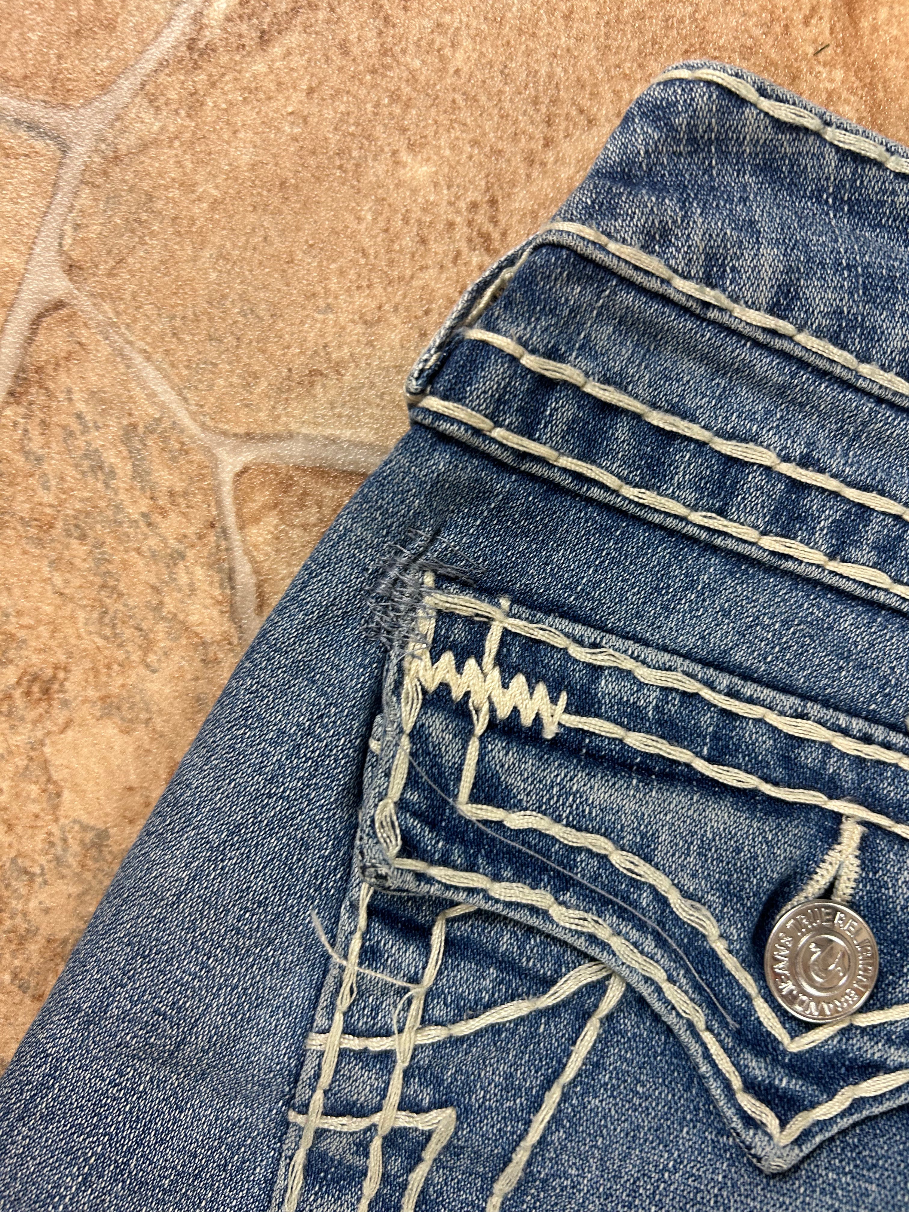 True Religion Vintage Straight Jeans Bootcut lowwaist Billy Super T, M