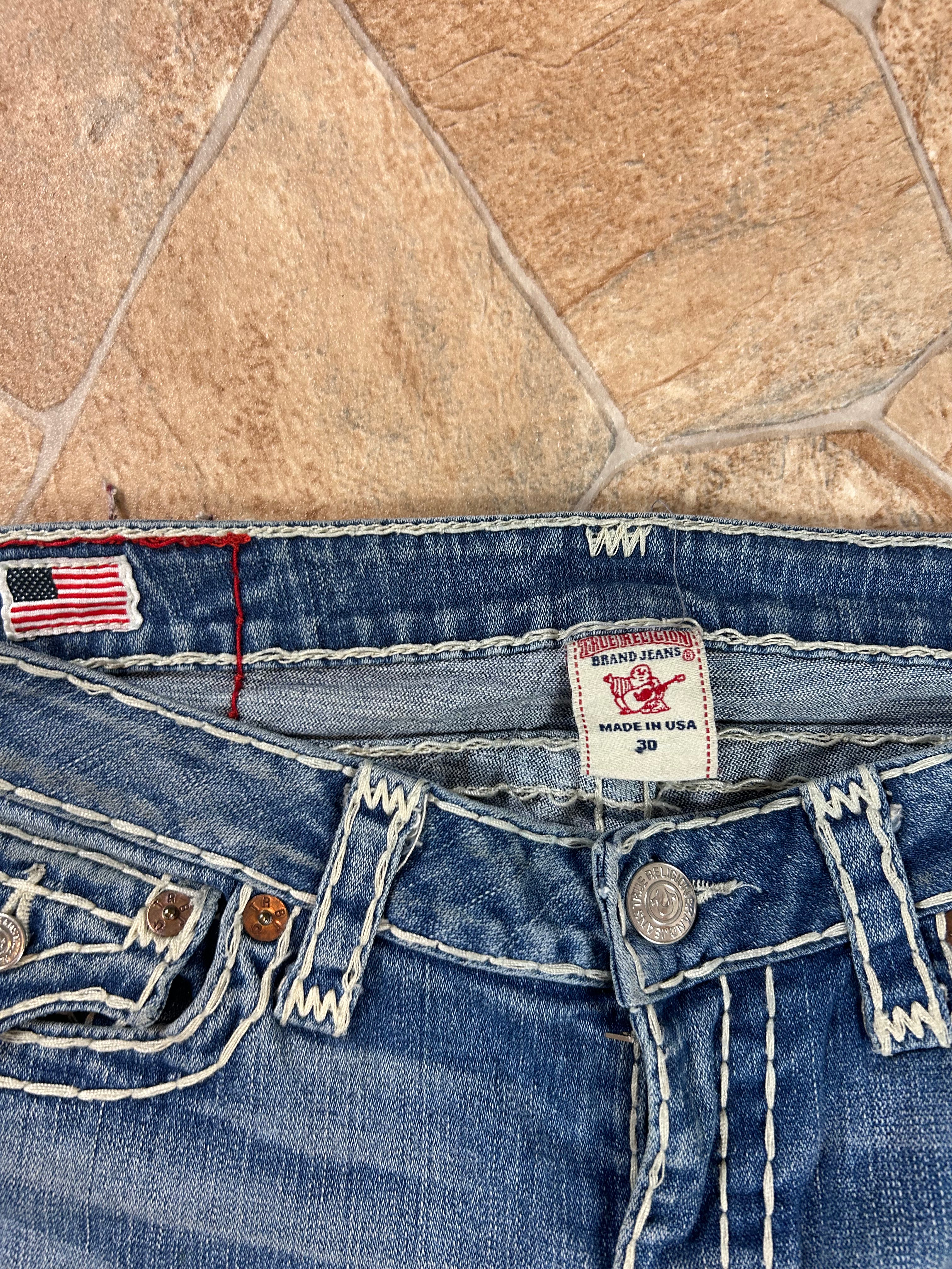 True Religion Vintage Straight Jeans Bootcut lowwaist Billy Super T, M