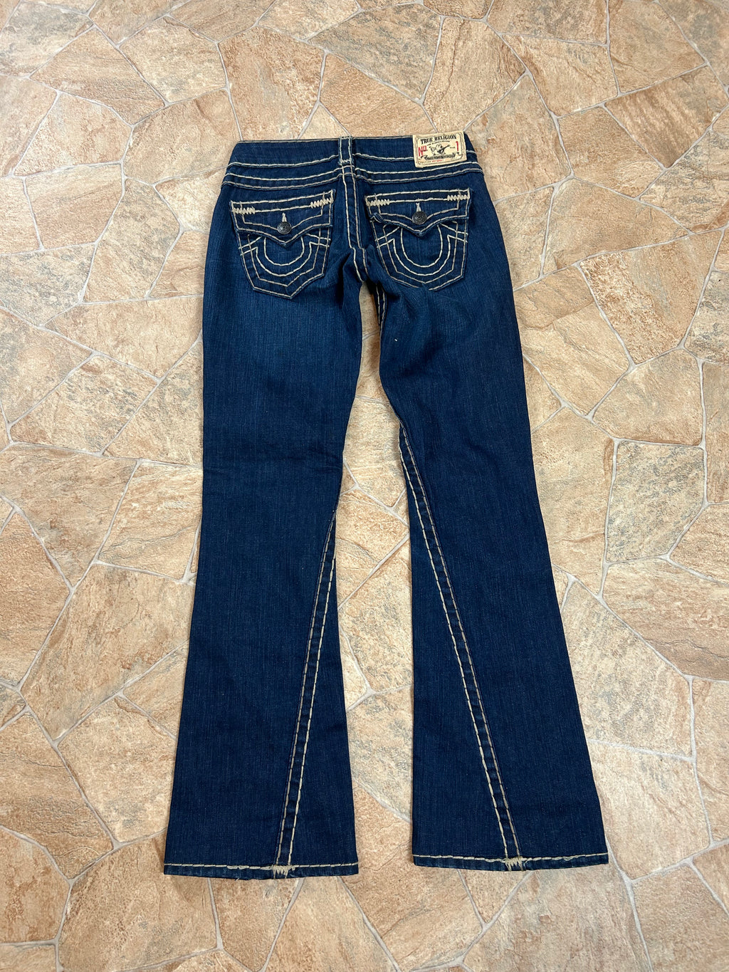 True Religion Vintage Flared Jeans Bootcut lowwaist Joey Super T, XS