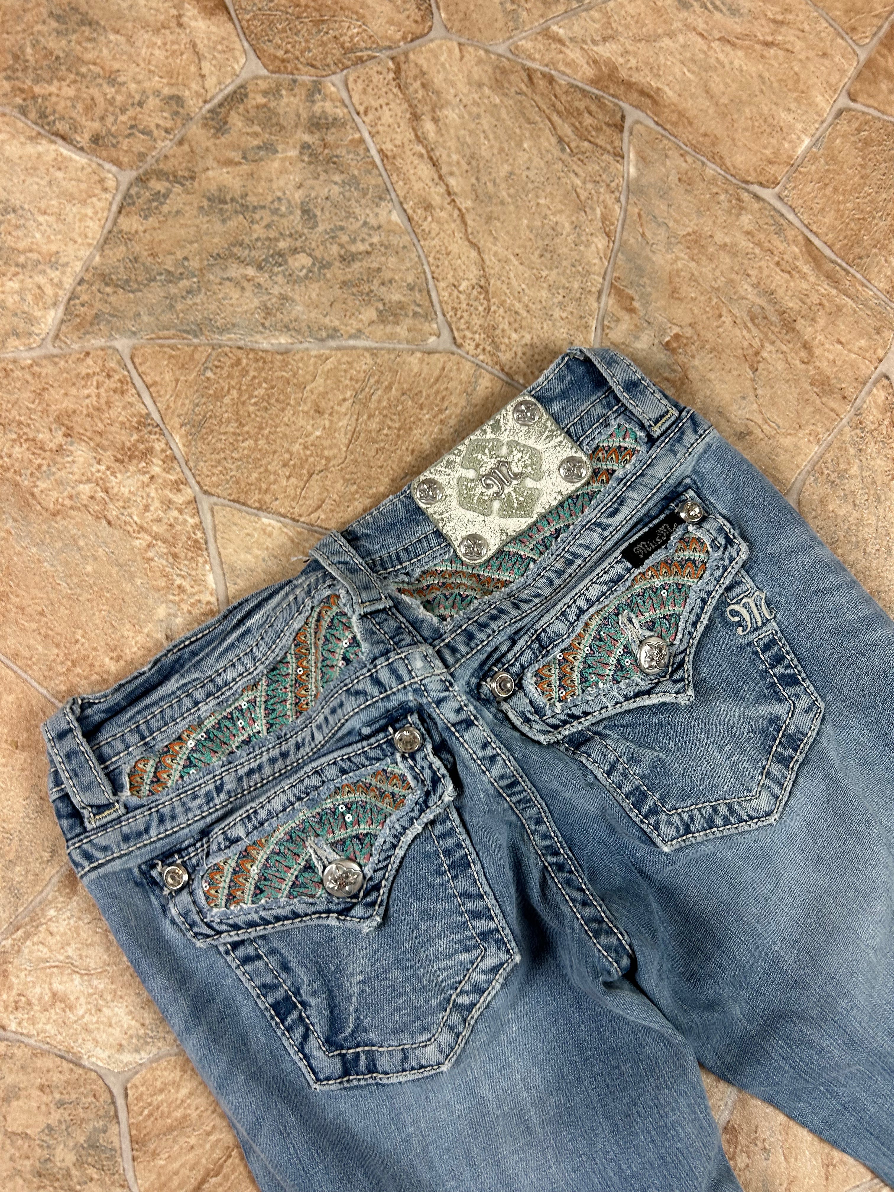 Miss Me Vintage Flared Jeans Bootcut lowwaist, XS