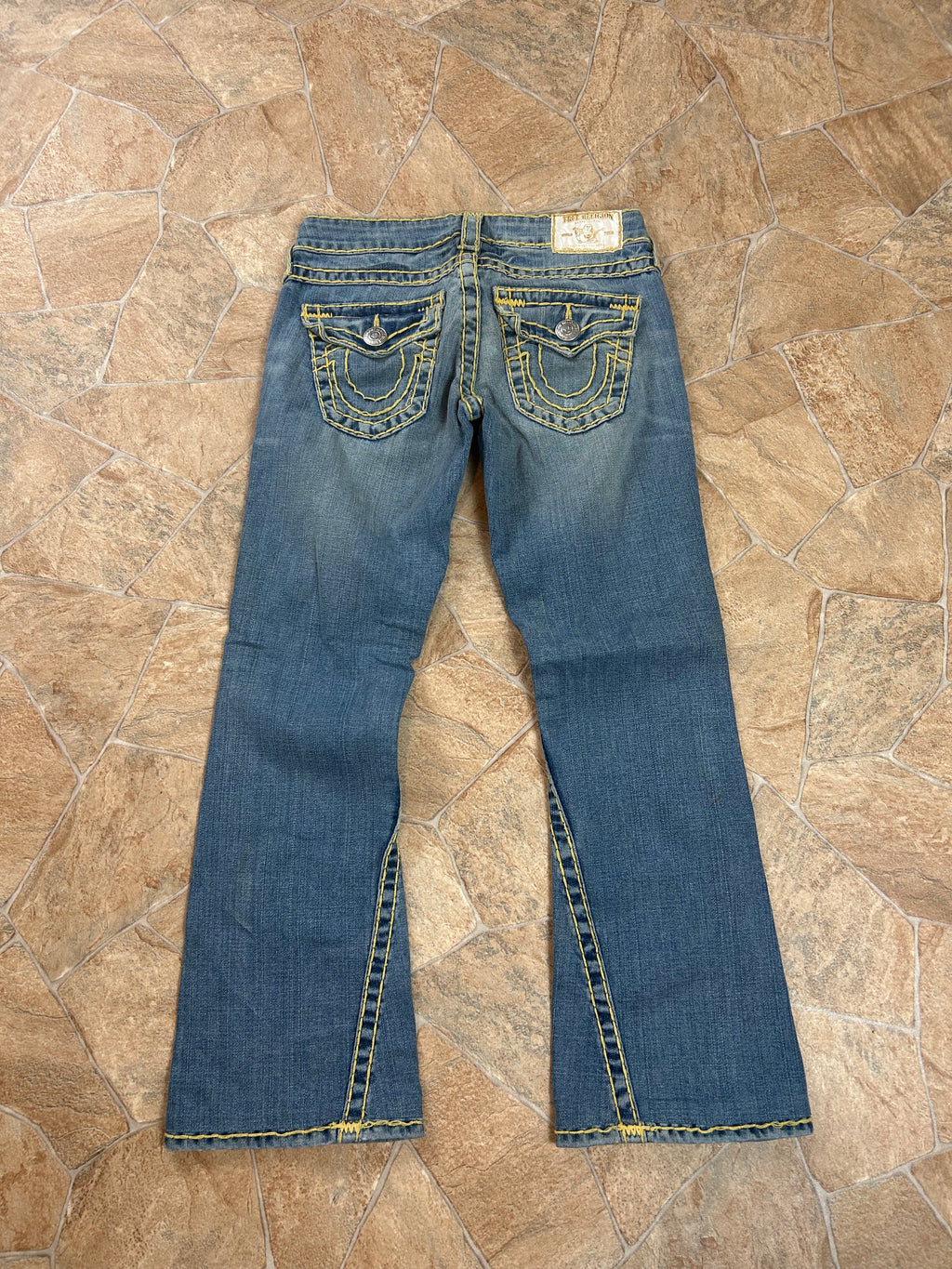 True Religion Vintage Flared Jeans Bootcut lowwaist Joey Super T, XS