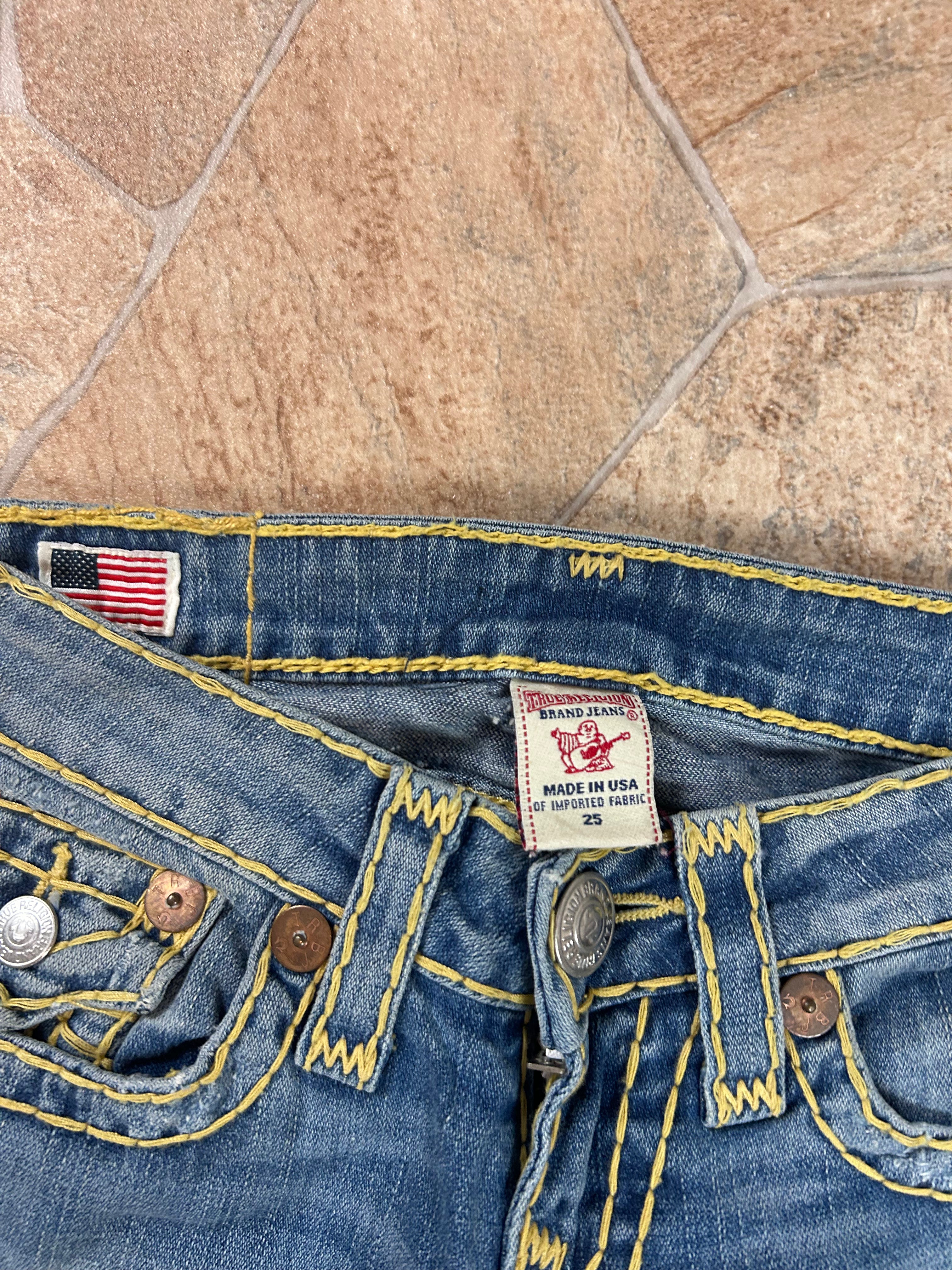 True Religion Vintage Flared Jeans Bootcut lowwaist Joey Super T, XS