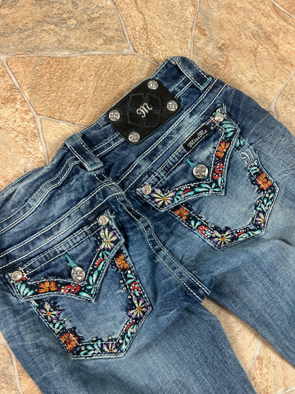 Miss Me Vintage Flared Jeans Bootcut lowwaist, XS