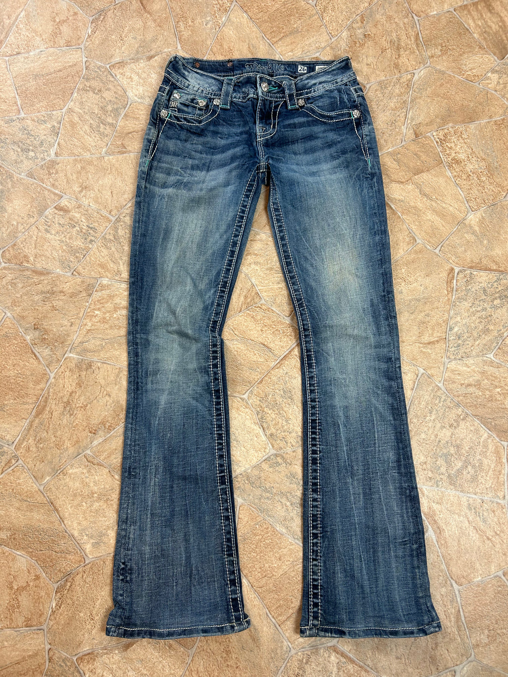 Miss Me Vintage Flared Jeans Bootcut lowwaist, XS