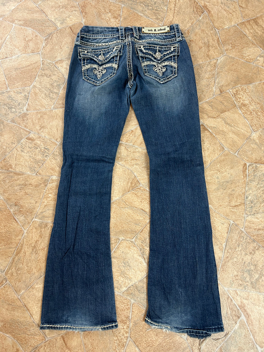 Rock Revival Vintage Flared Jeans Bootcut lowwaist, XS