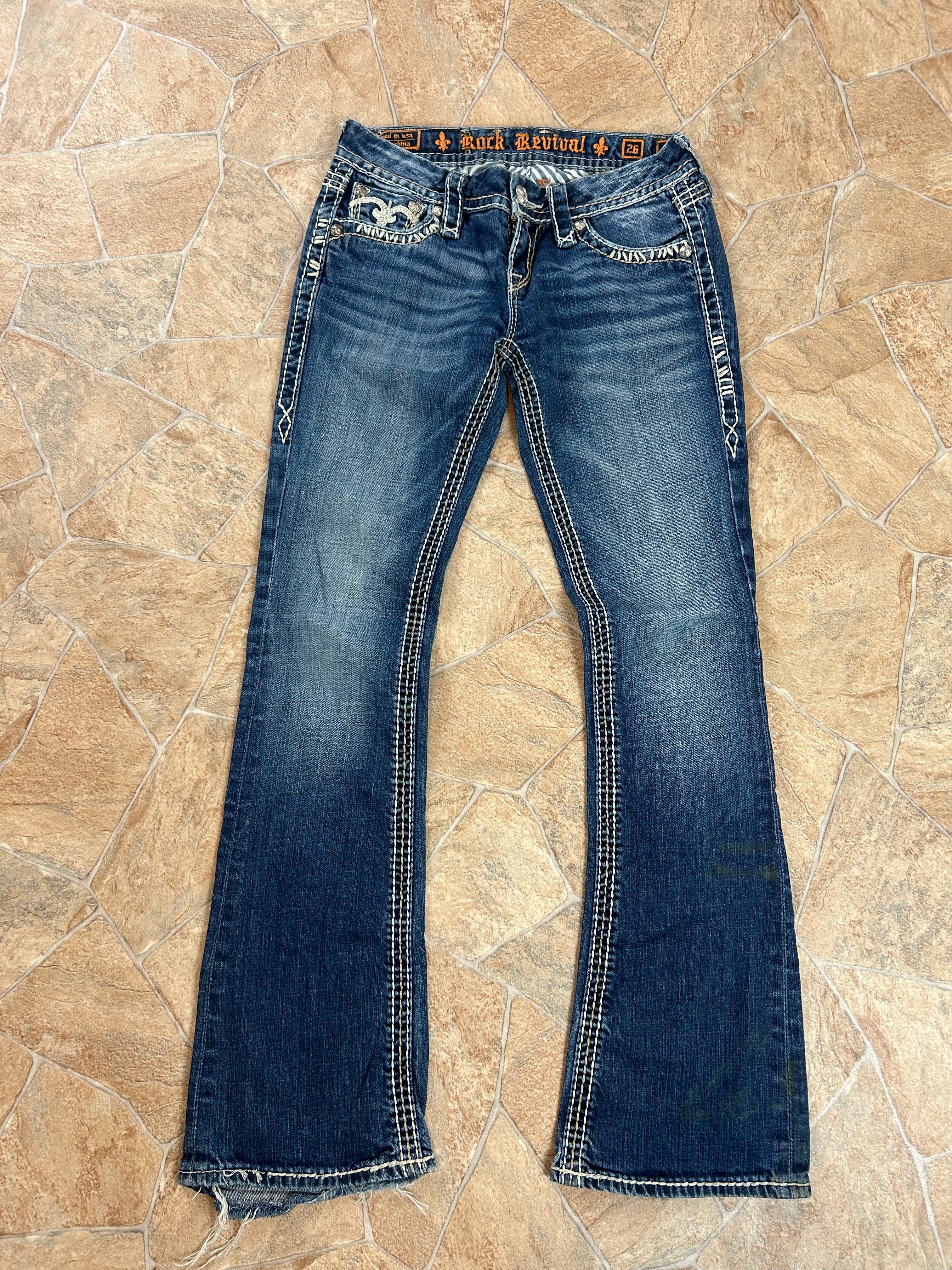 Rock Revival Vintage Flared Jeans Bootcut lowwaist, XS