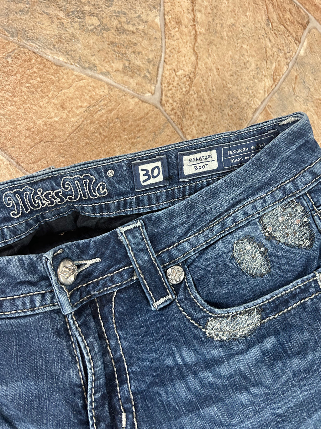 Miss Me Vintage Flared Jeans Bootcut, M