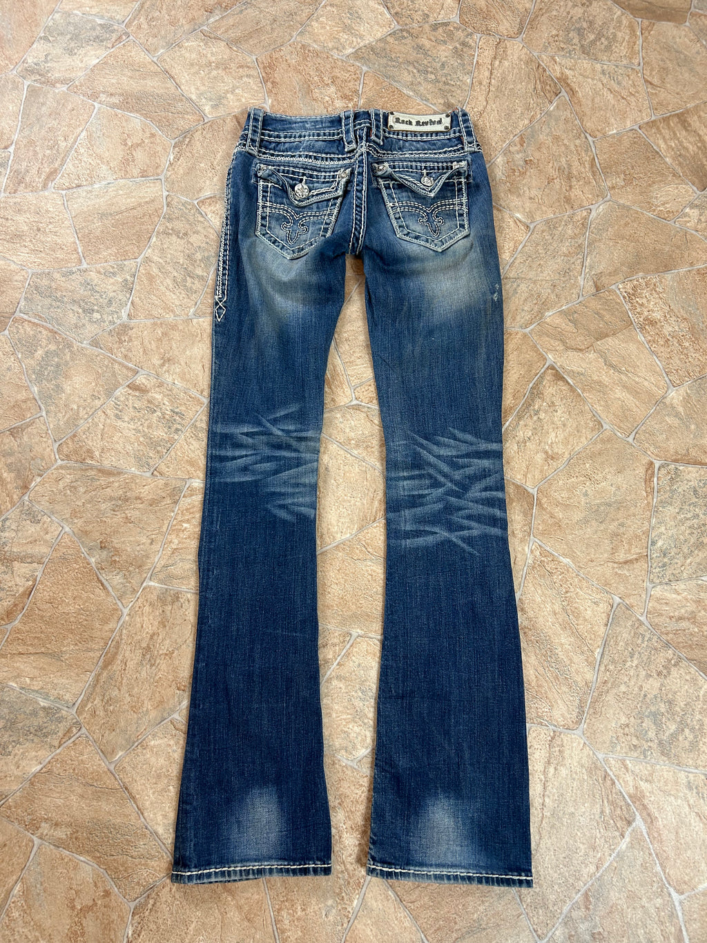 Rock Revival Vintage Flared Jeans Bootcut lowwaist, XS