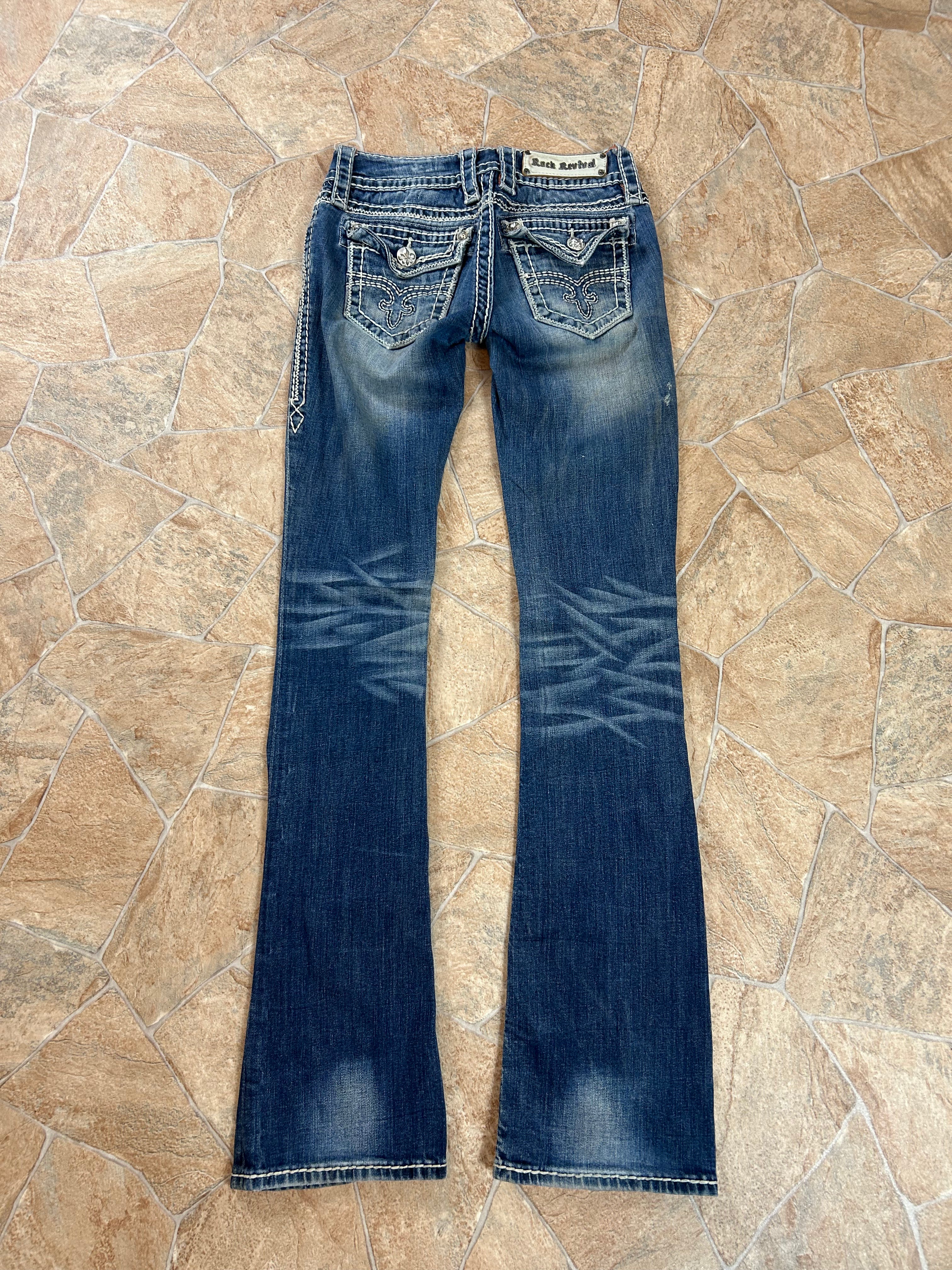Rock Revival Vintage Flared Jeans Bootcut lowwaist, XS