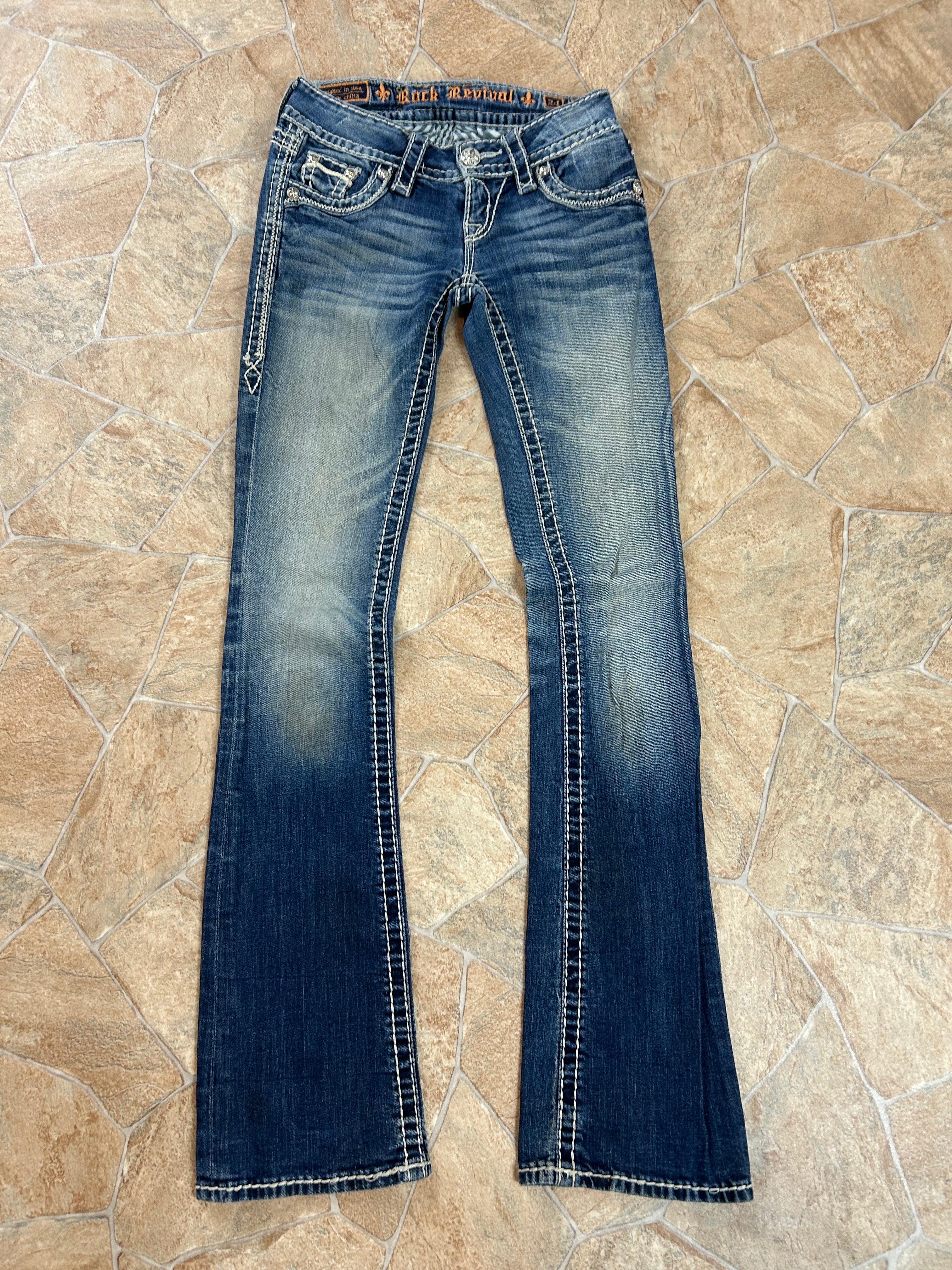 Rock Revival Vintage Flared Jeans Bootcut lowwaist, XS