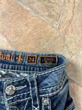 Rock Revival Vintage Flared Jeans Bootcut lowwaist, XS