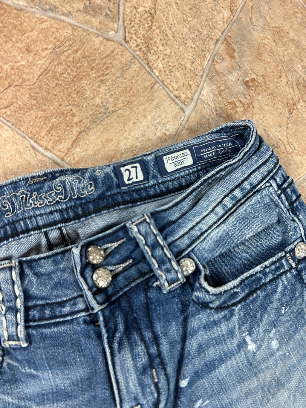 Miss Me Vintage Flared Jeans Bootcut lowwaist, S