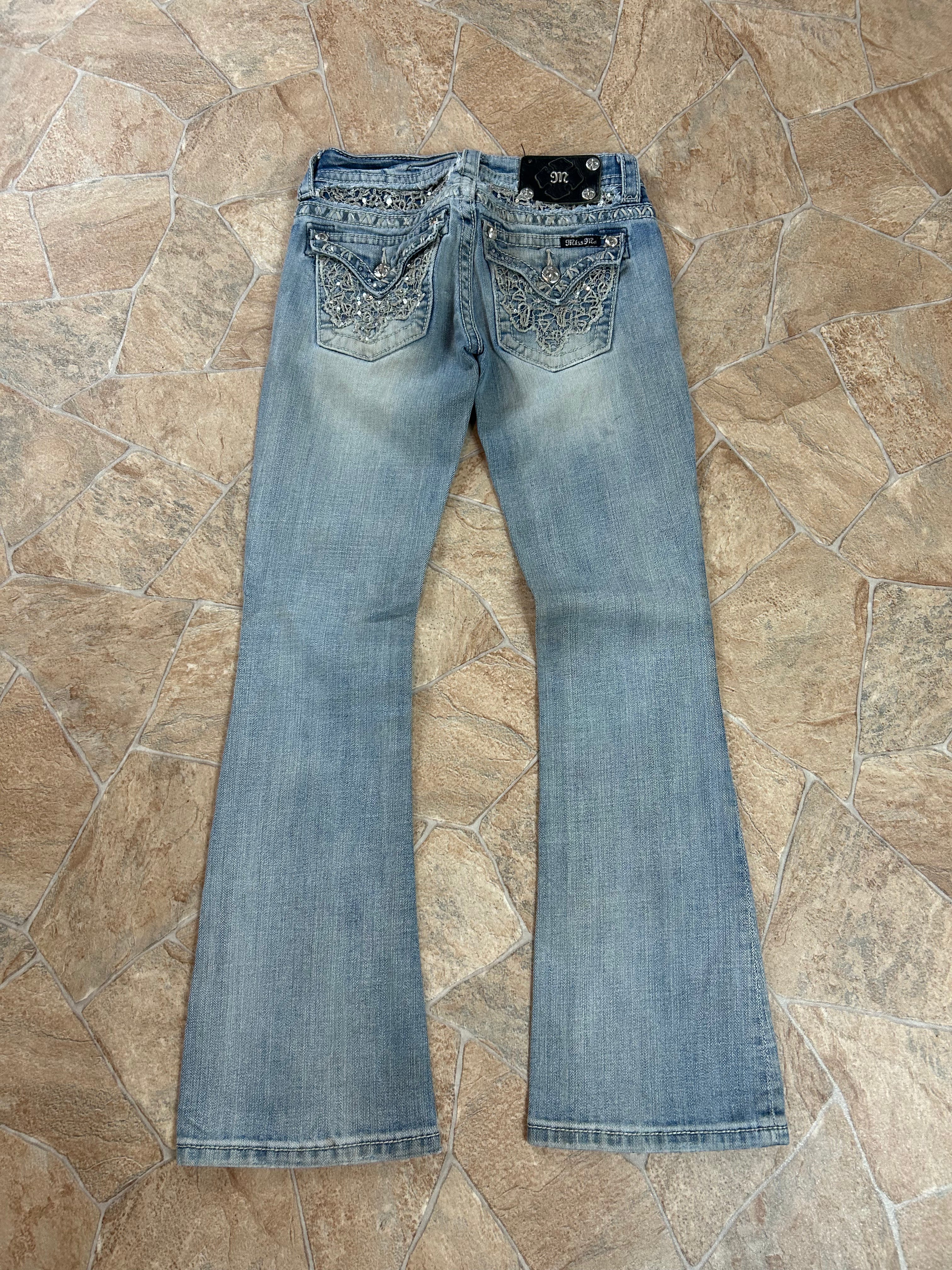 Miss Me Vintage Flared Jeans Bootcut lowwaist, XXS