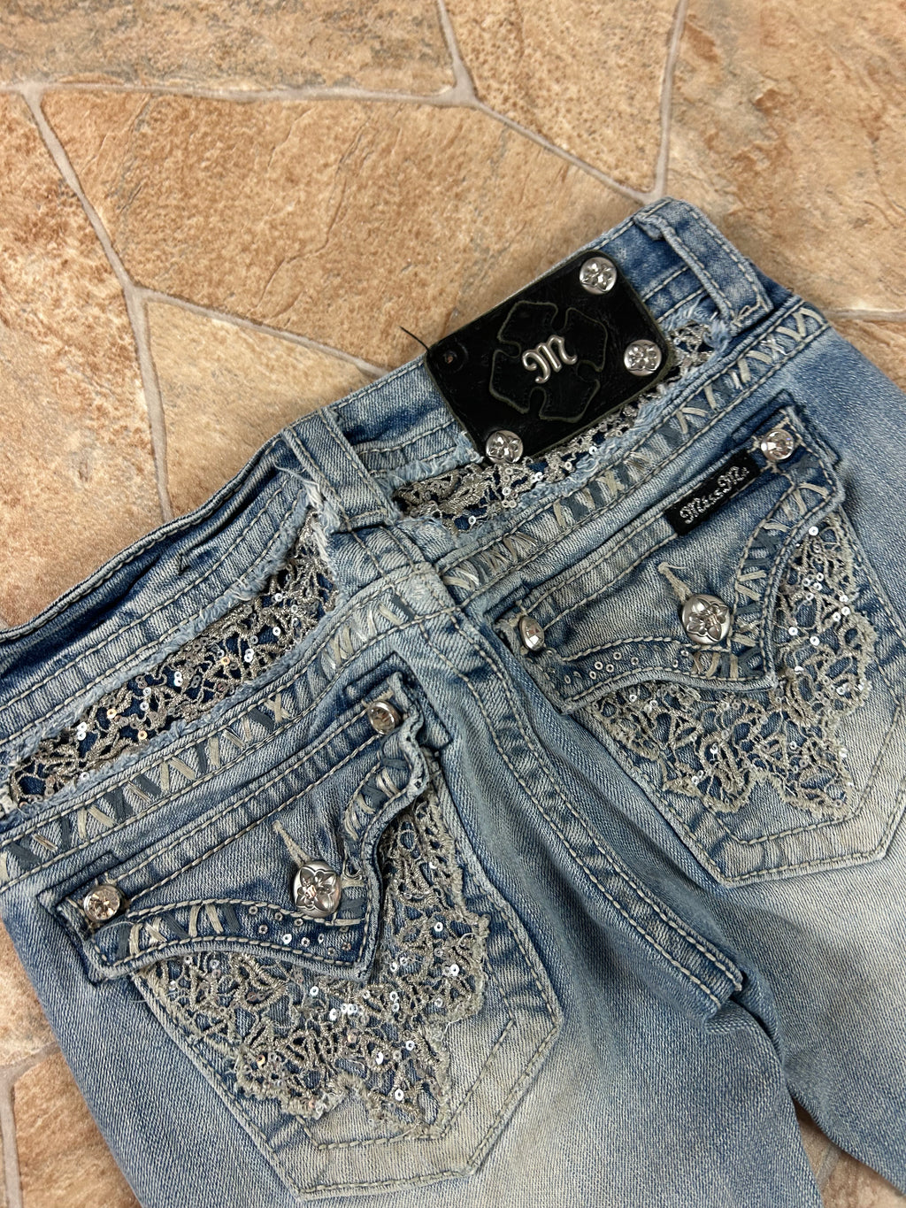 Miss Me Vintage Flared Jeans Bootcut lowwaist, XXS