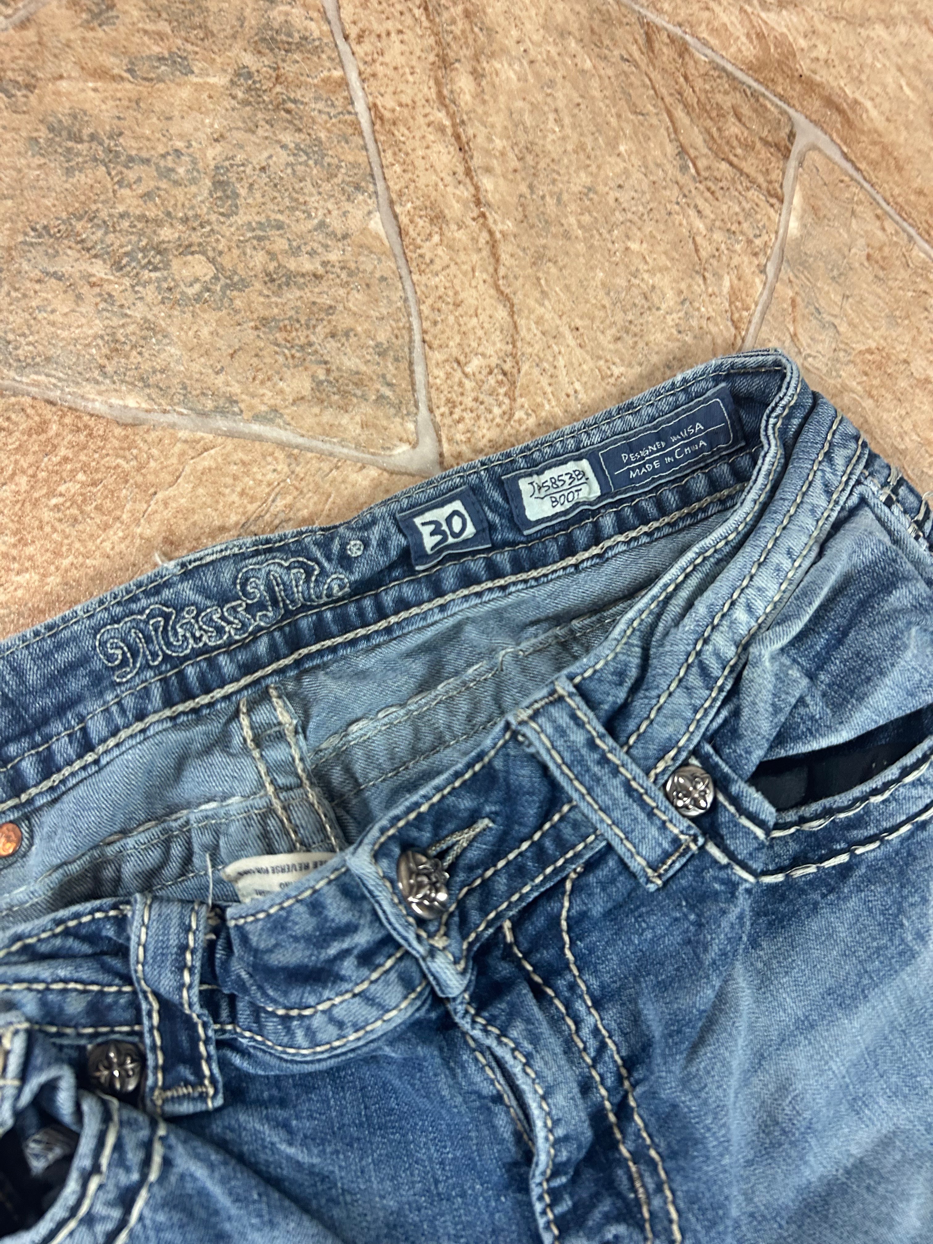 Miss Me Vintage Flared Jeans Bootcut lowwaist, M