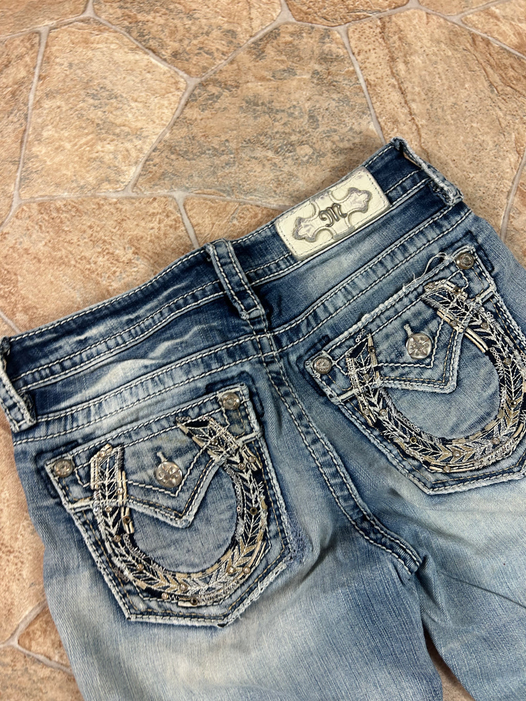 Miss Me Vintage Flared Jeans Bootcut lowwaist, XS