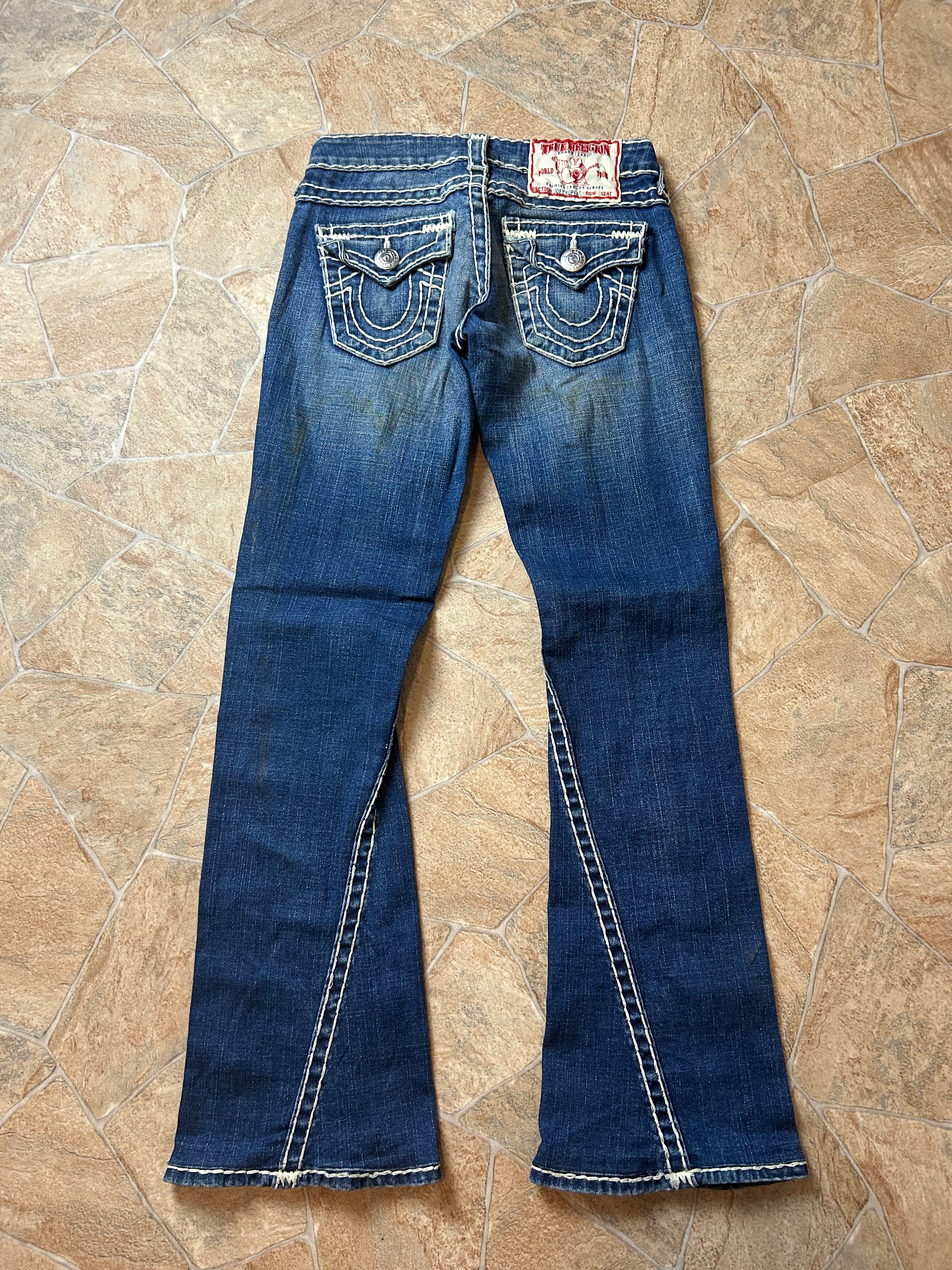 True Religion Vintage Flared Jeans Bootcut lowwaist Joey Super T, XS