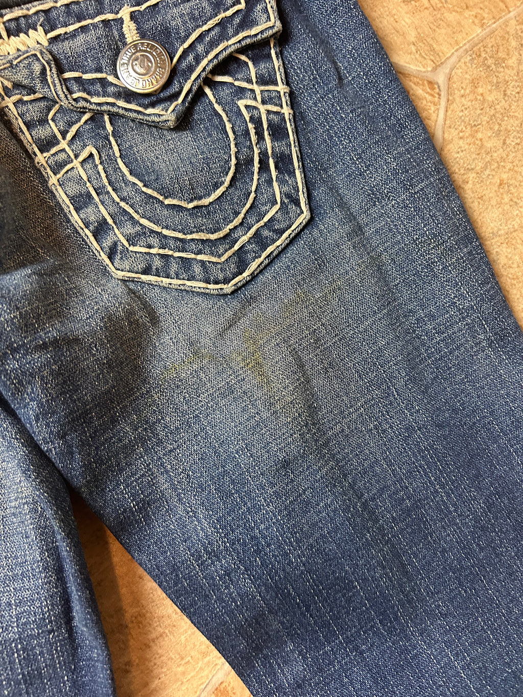 True Religion Vintage Flared Jeans Bootcut lowwaist Joey Super T, XS