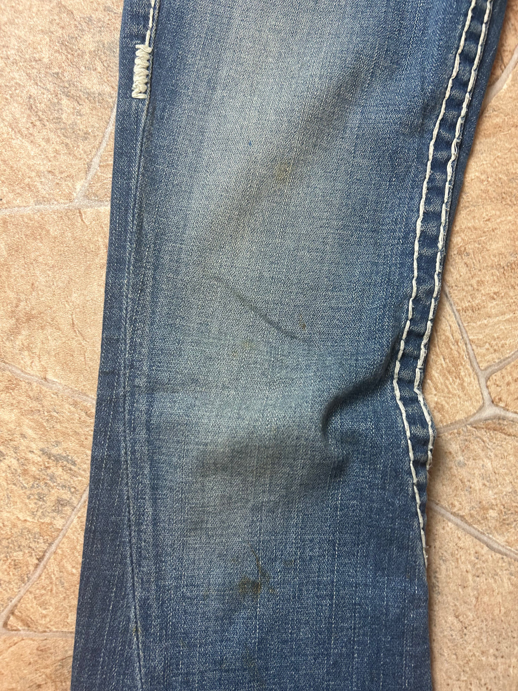 True Religion Vintage Flared Jeans Bootcut lowwaist Joey Super T, XS