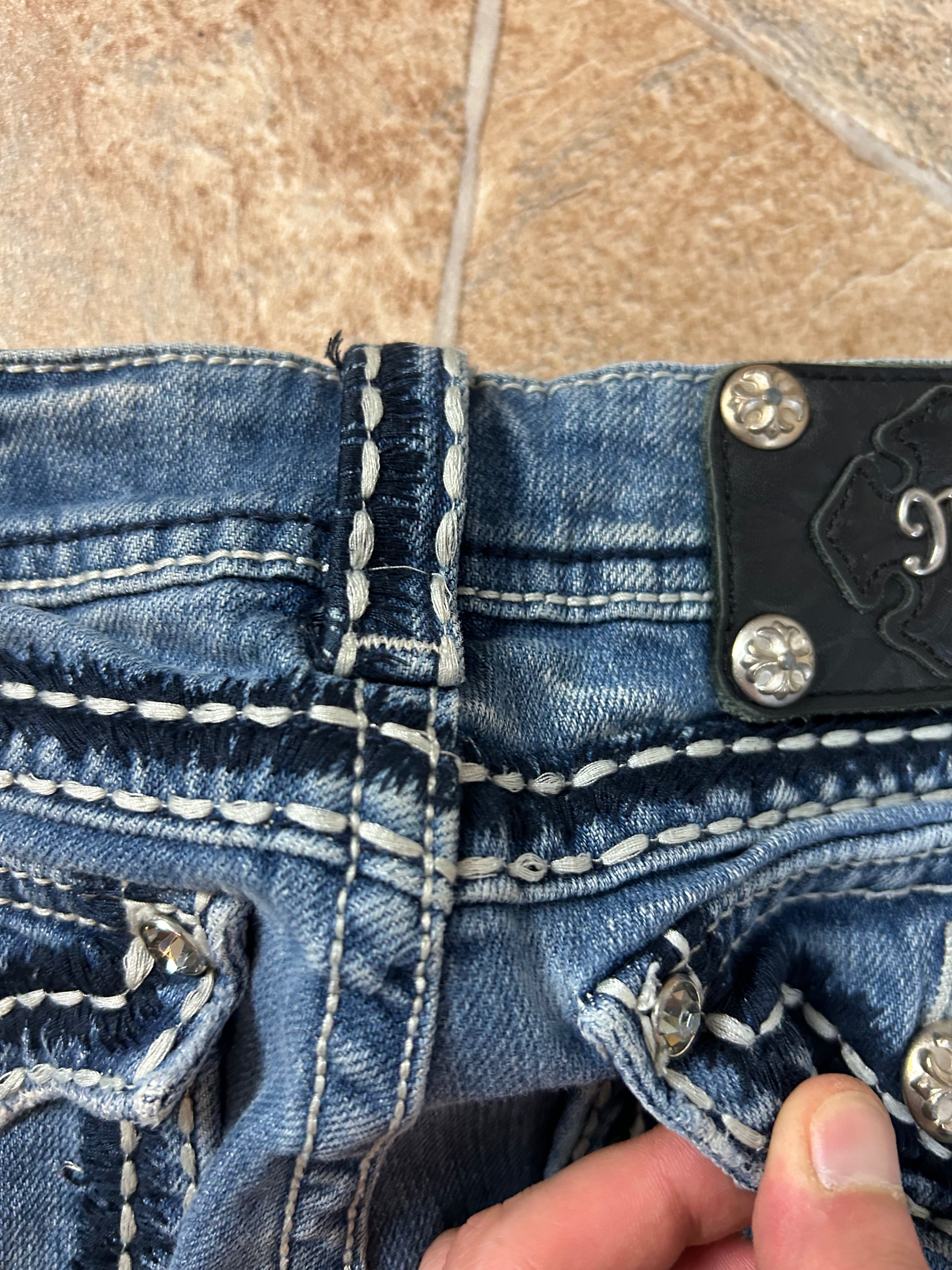 Miss Me Vintage Flared Jeans Bootcut Schlaghose lowwaist, S