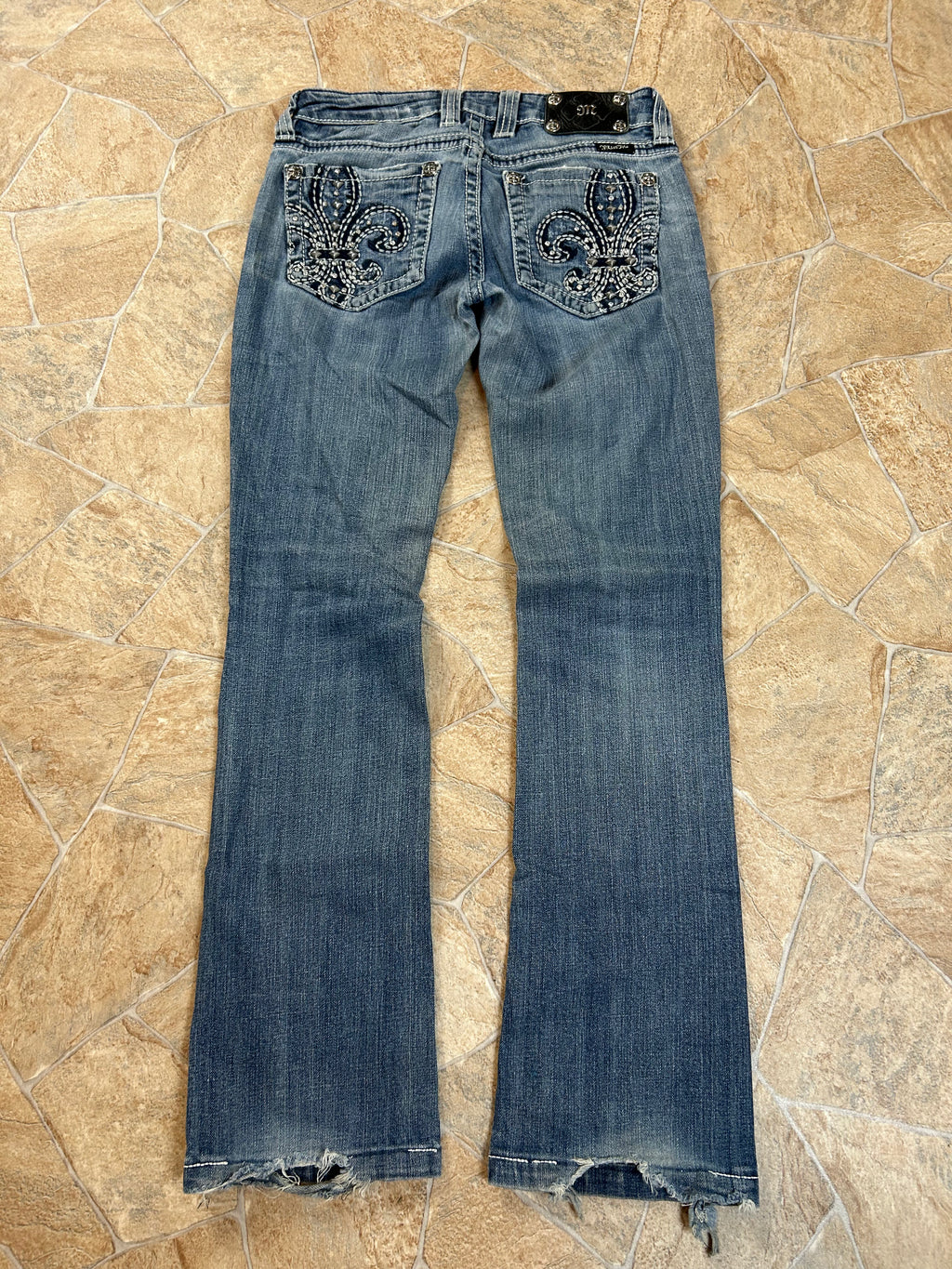 Miss Me Vintage Flared Jeans Bootcut Schlaghose lowwaist, S